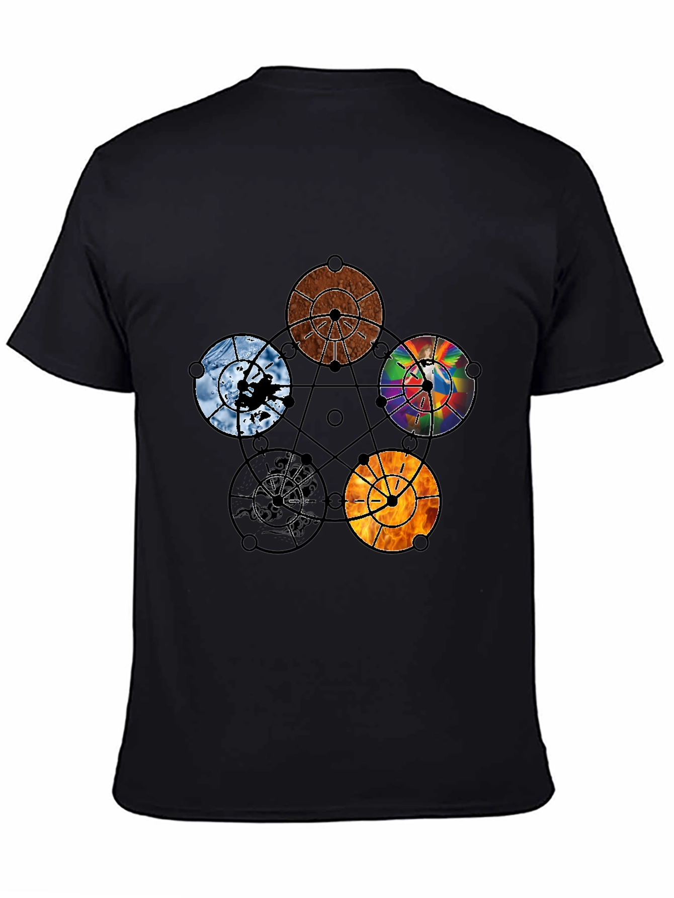 Five Elements Graphic Tee - Unique Design