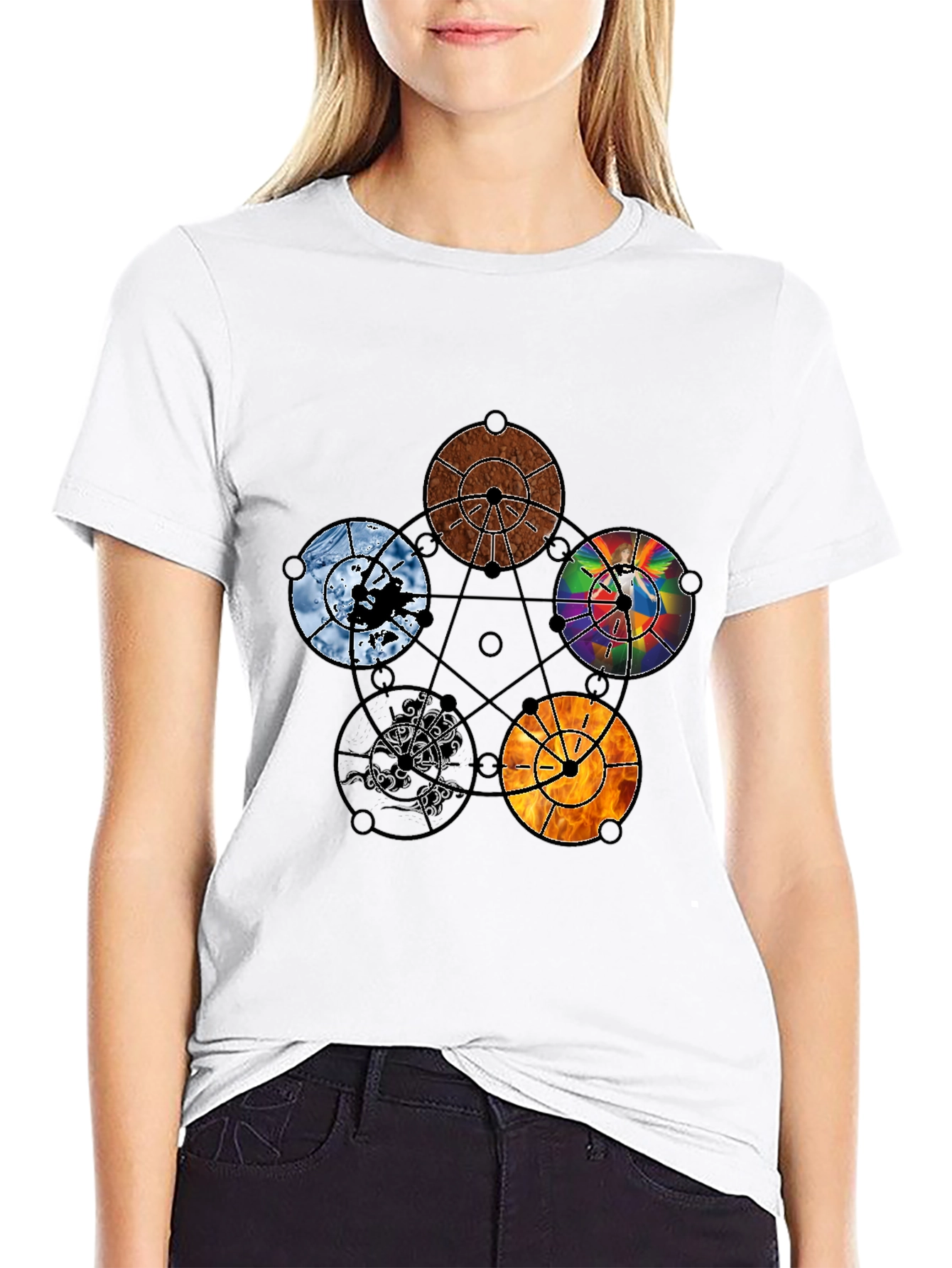 Five Elements Graphic Tee - Unique Design