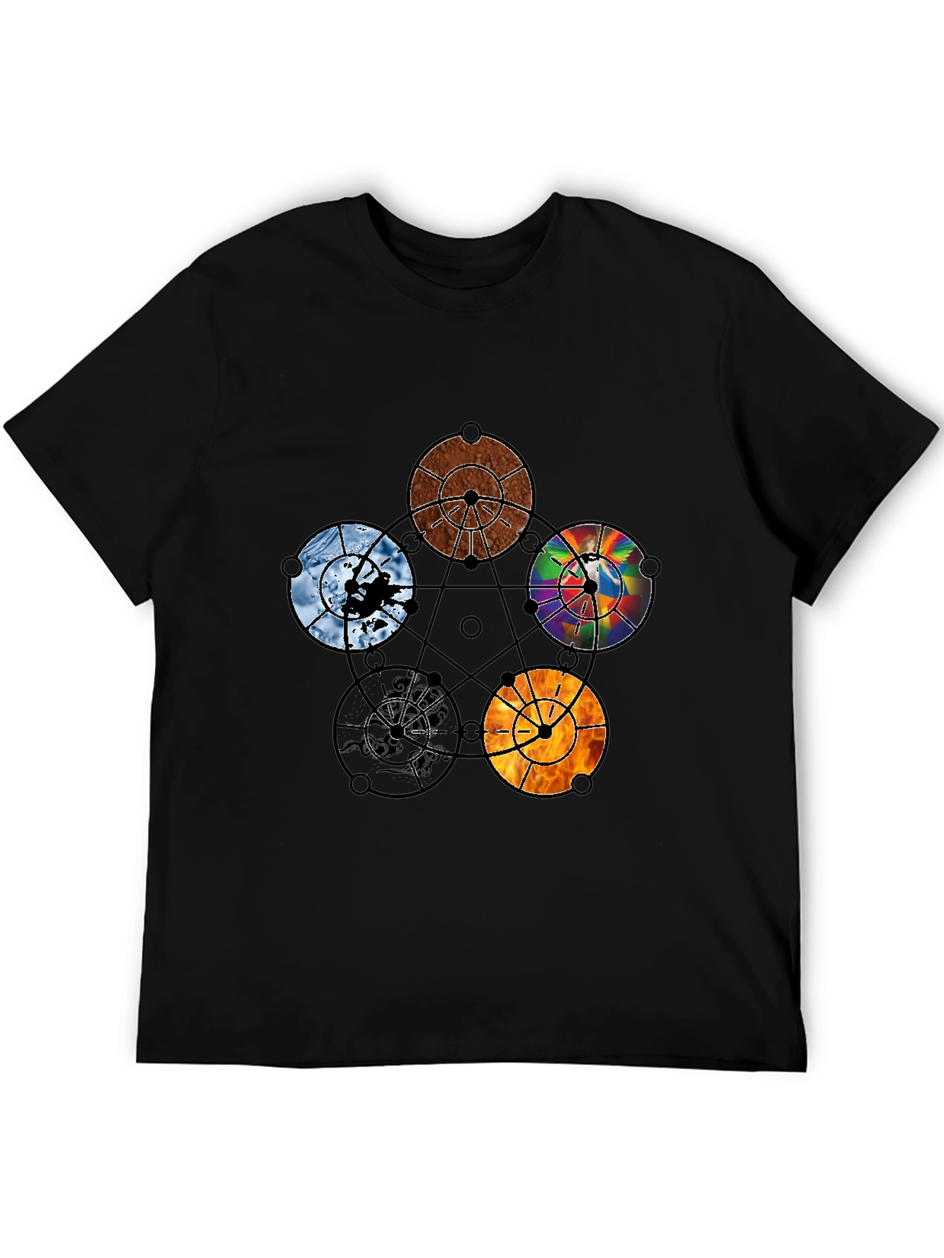 Five Elements Graphic Tee - Unique Design