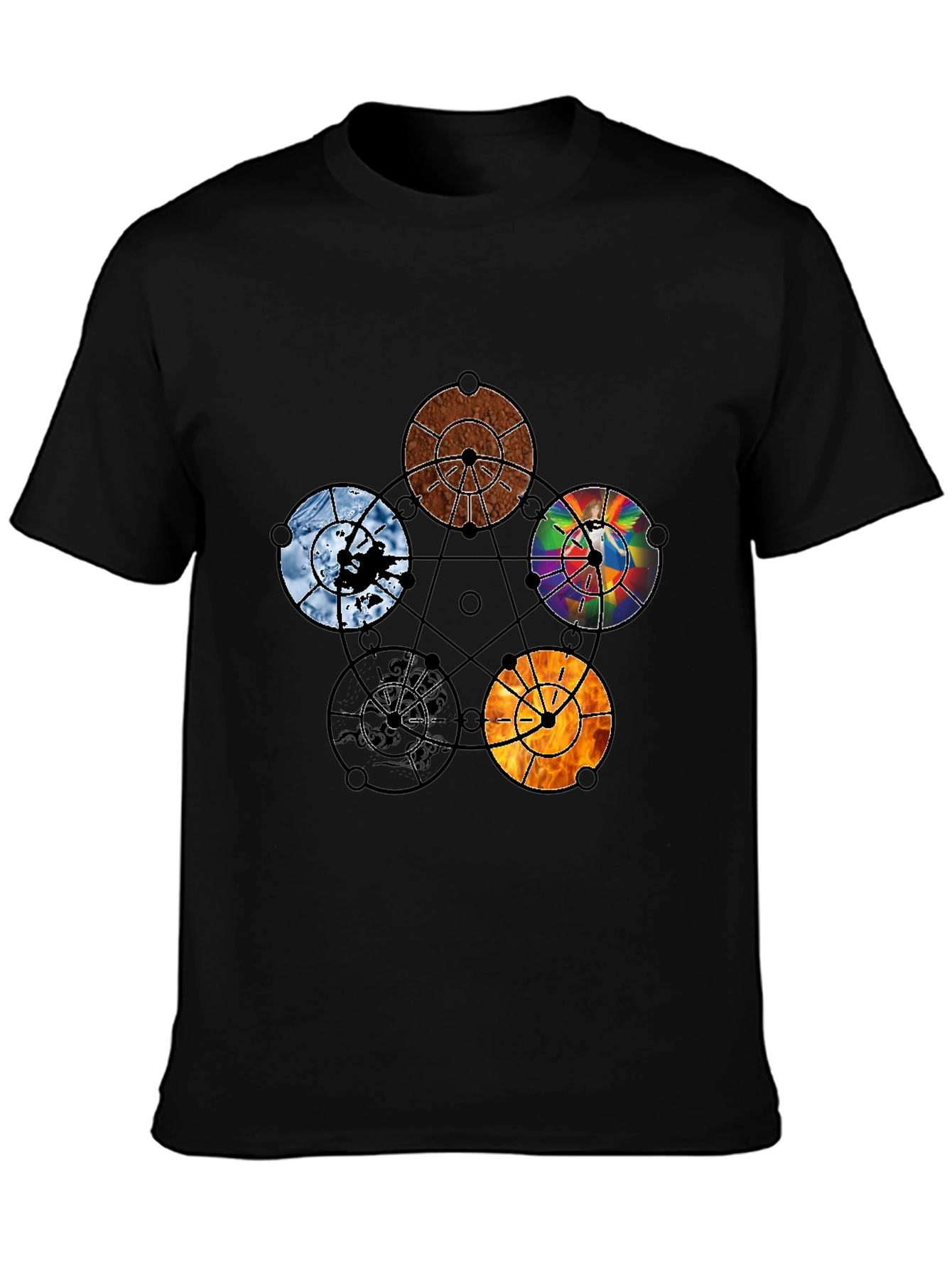 Five Elements Graphic Tee - Unique Design