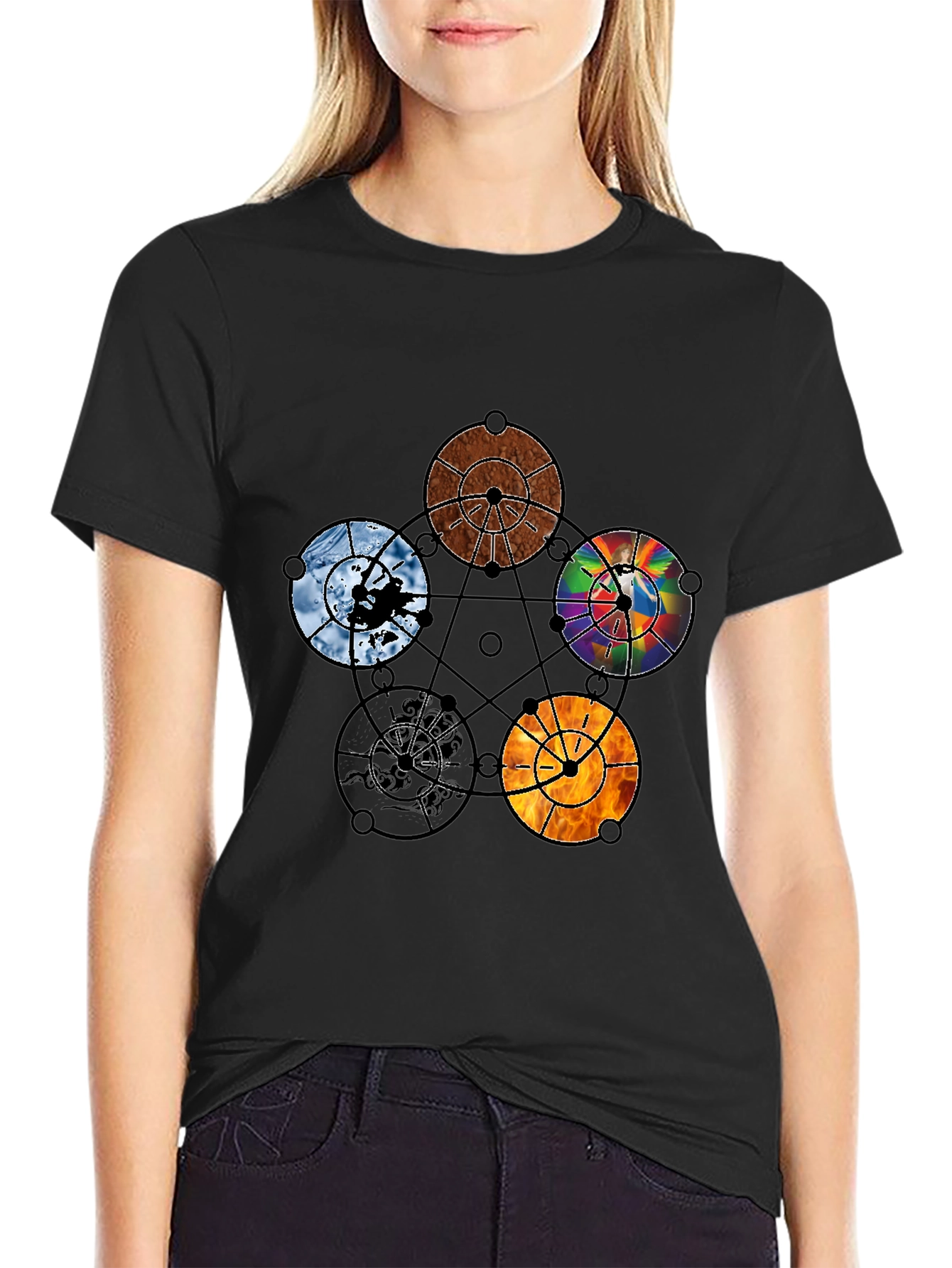 Five Elements Graphic Tee - Unique Design