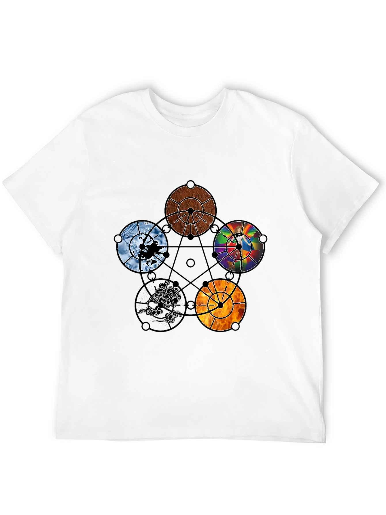 Five Elements Graphic Tee - Unique Design