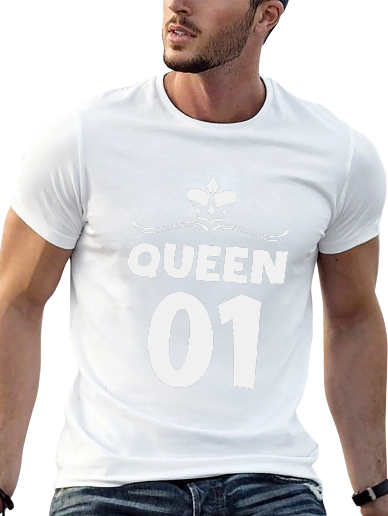 Queen 01 Graphic T-Shirt - Stylish Couple Apparel