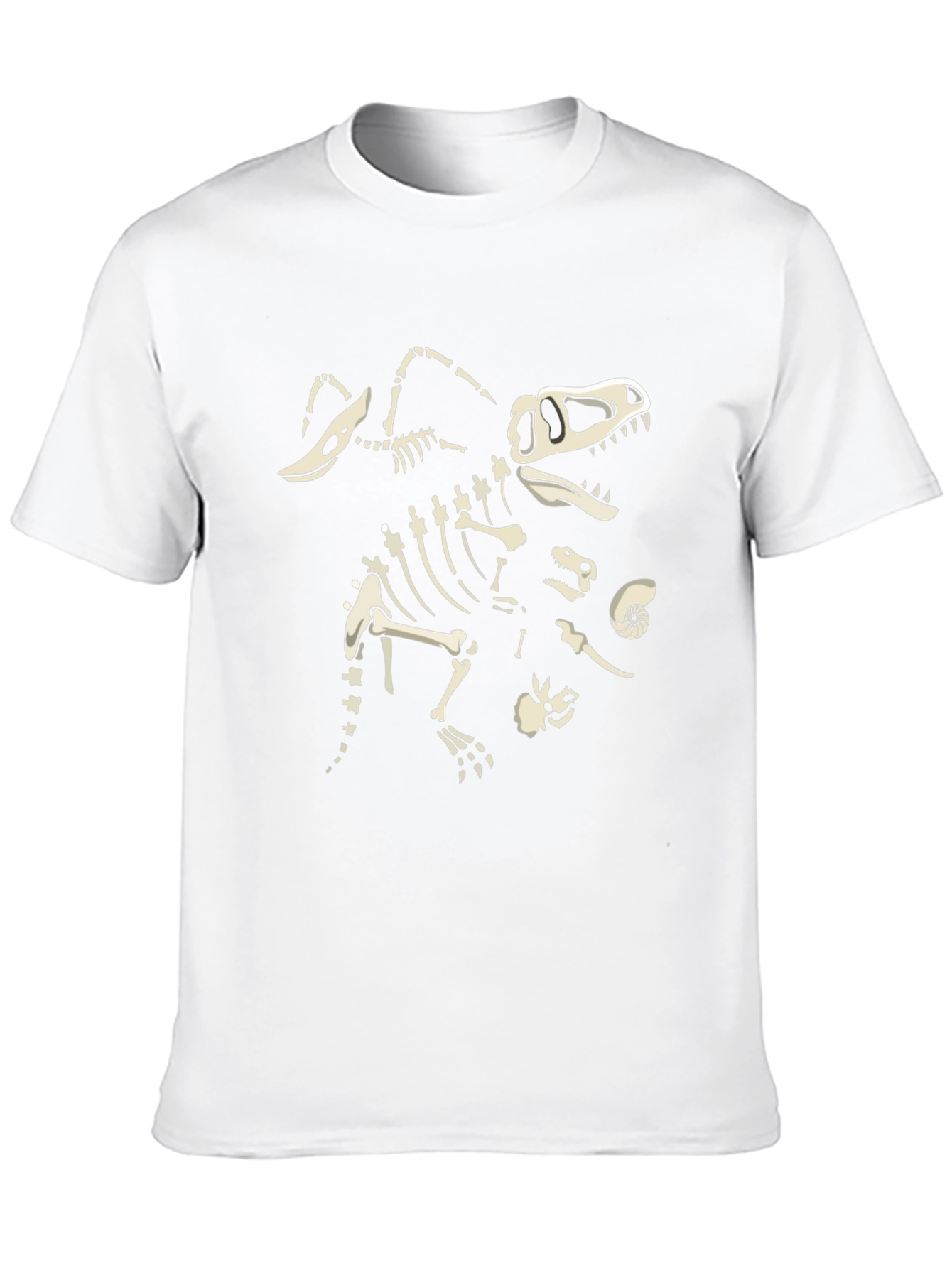 Dino Skeleton Black T-Shirt