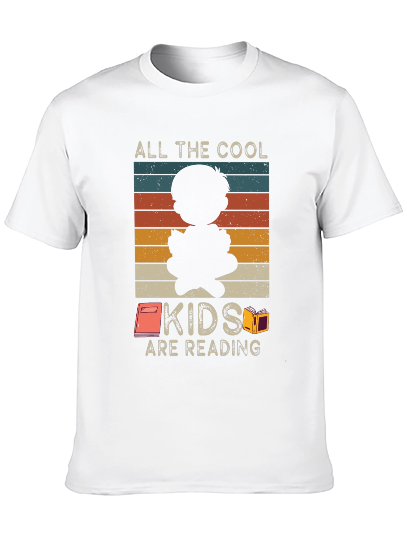 Cool Kids Reading T-Shirt: Retro Style Graphic Tee