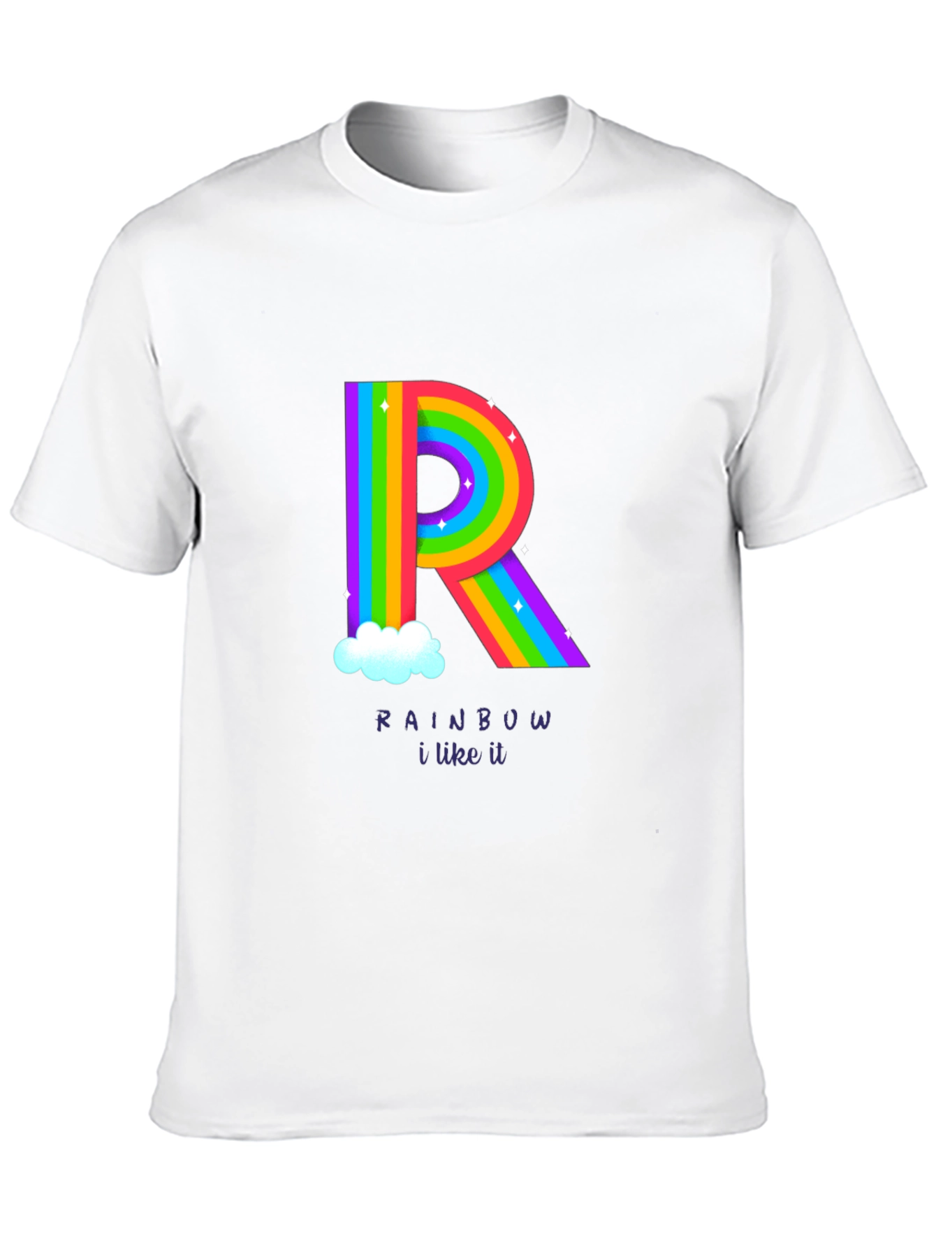 Rainbow R T-Shirt - I Like It!