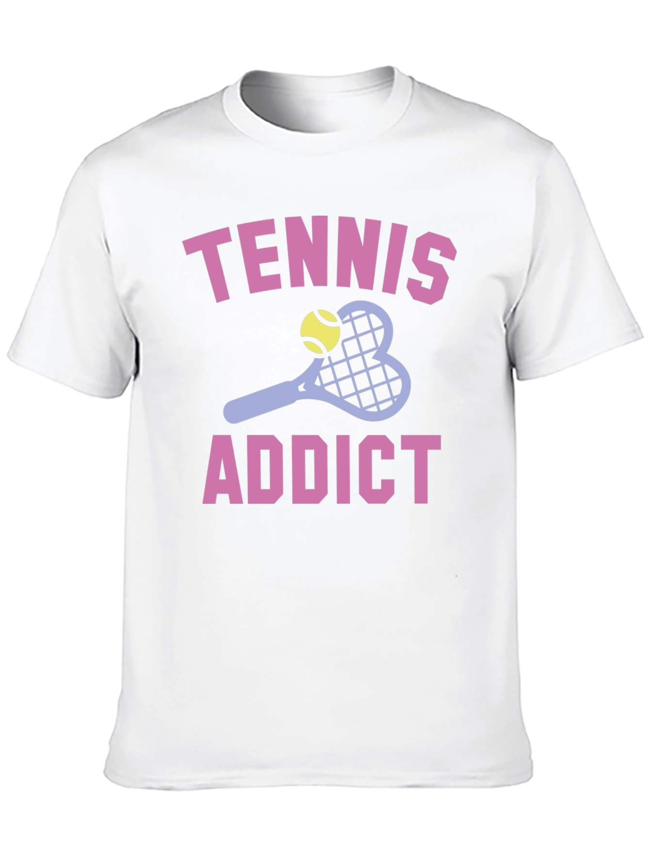Tennis Addict Graphic T-Shirt - Soft Cotton Tee