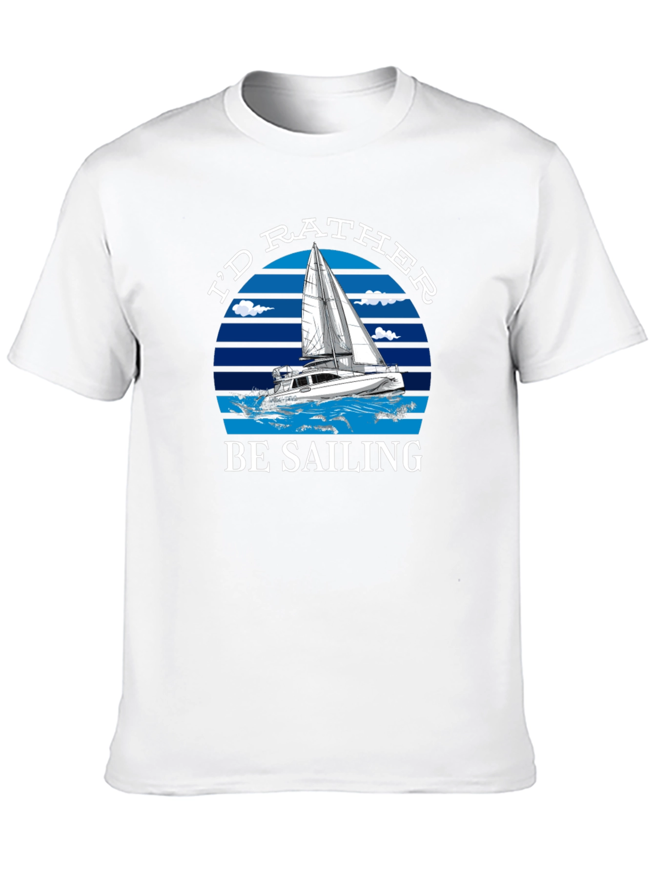 Id Rather Be Sailing Graphic T-Shirt