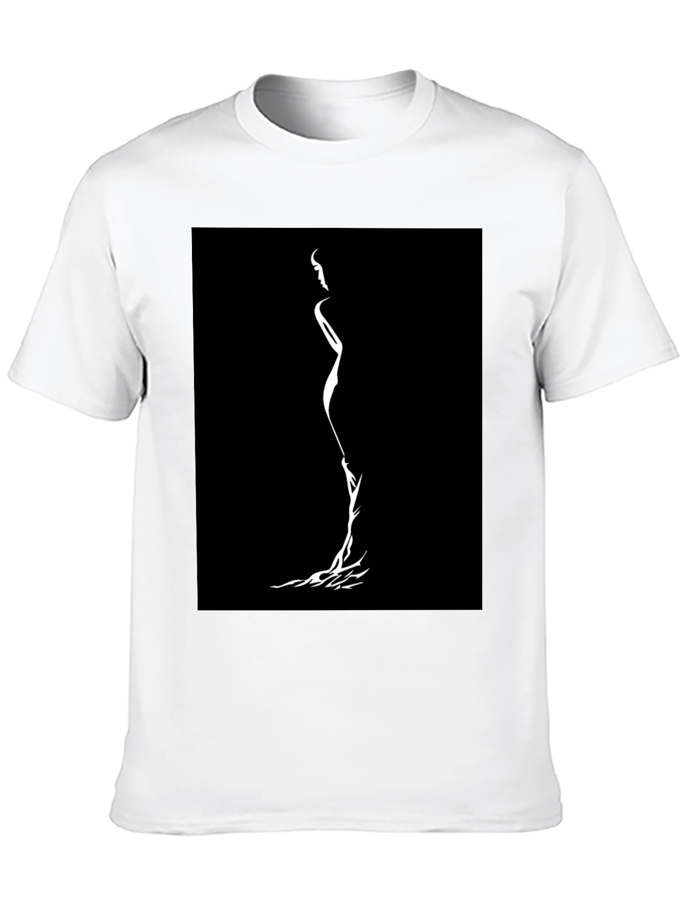 Silhouette Art Black Tee