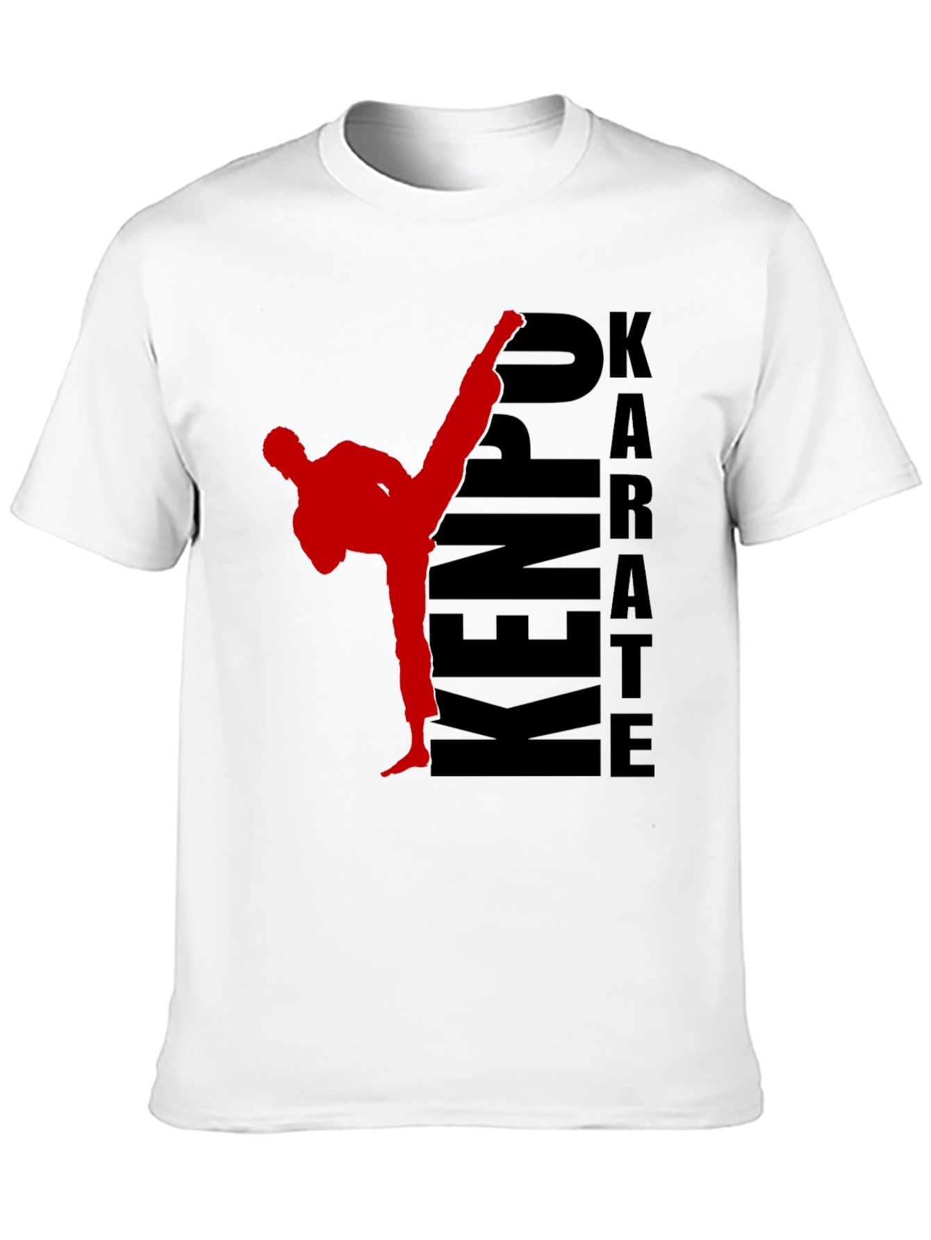 Kenpo Karate T-Shirt - Martial Arts Kick Tee