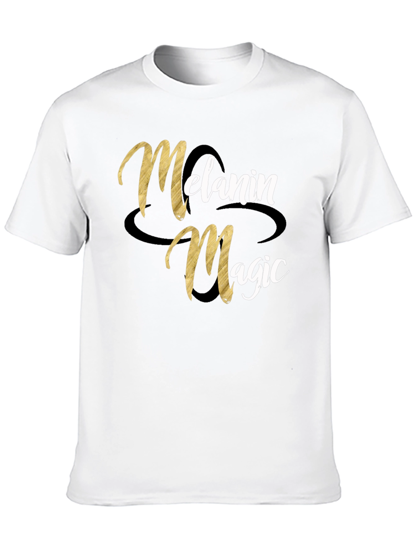 Melanin Magic Graphic Tee - Stylish Black T-Shirt