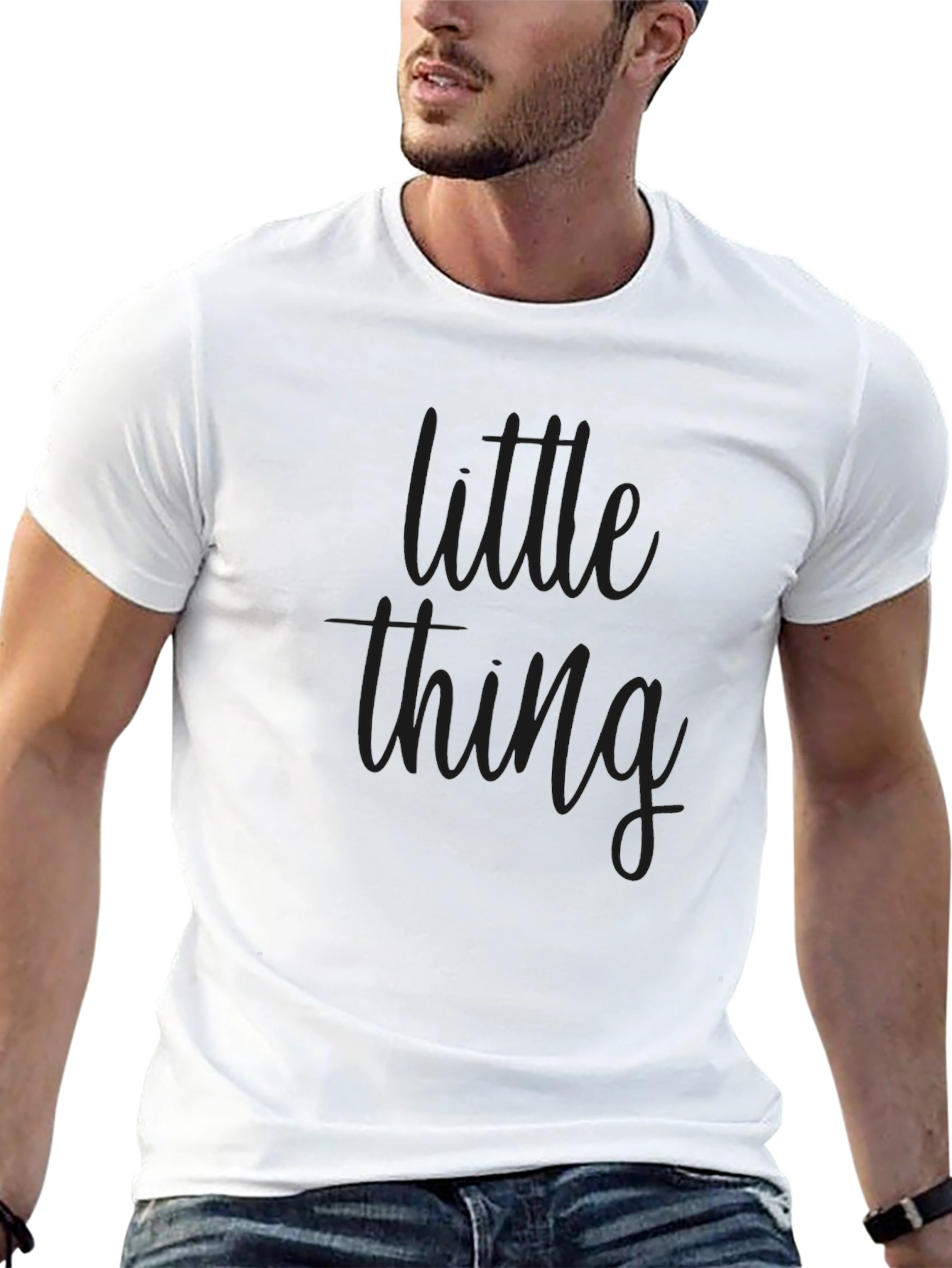 Little Thing Black Crew Neck Tee