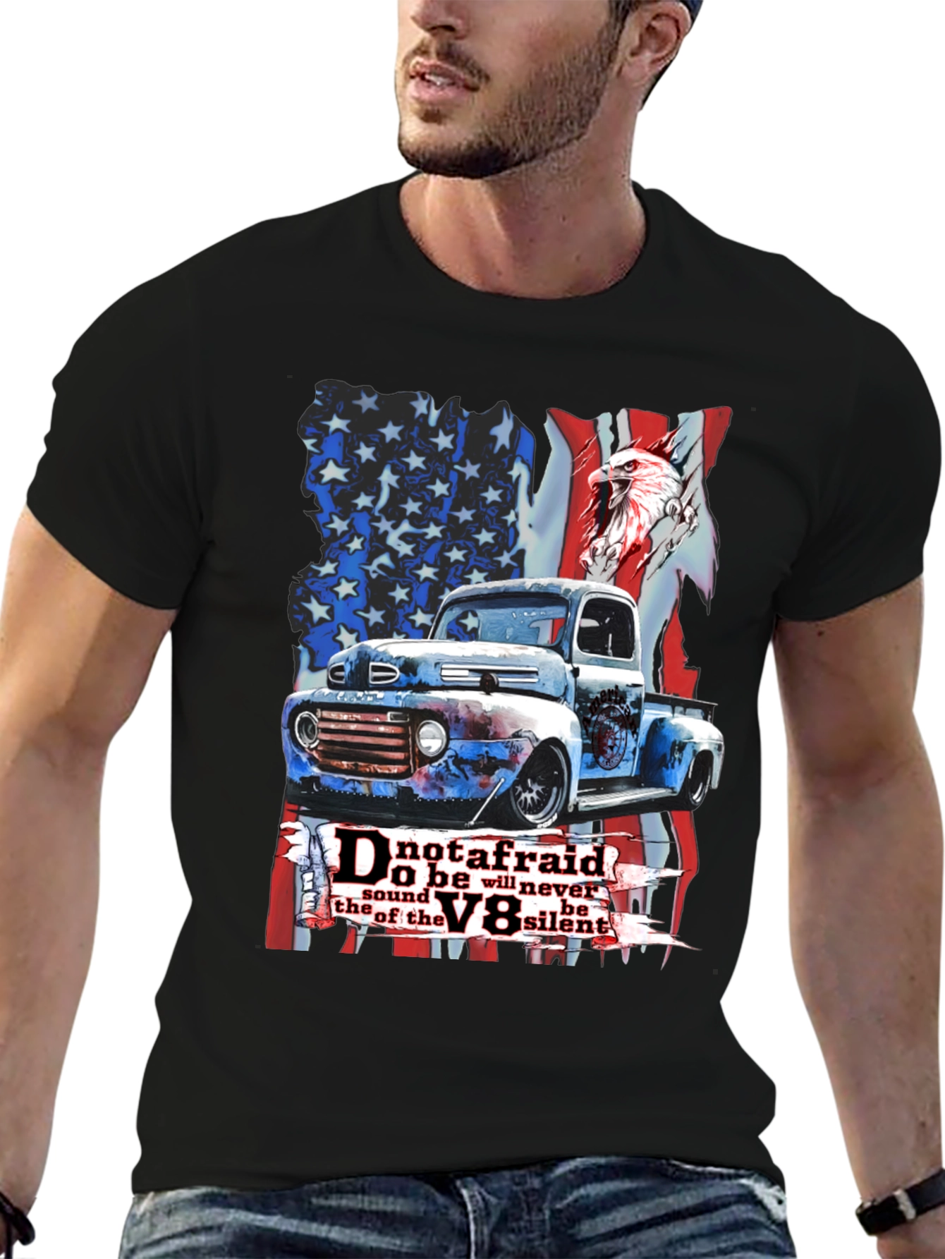 American Pride Truck T-Shirt - V8 Sound