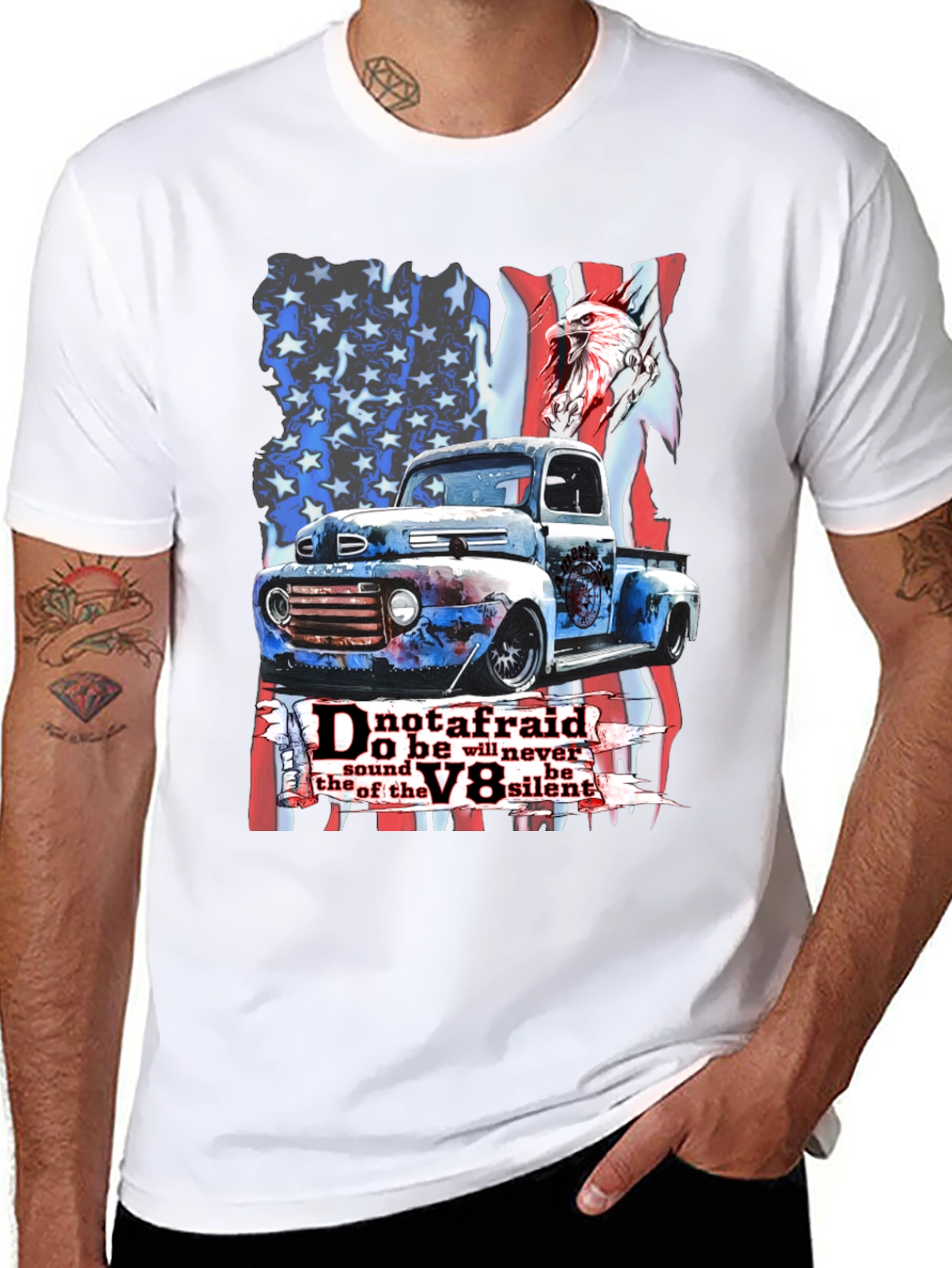 American Pride Truck T-Shirt - V8 Sound