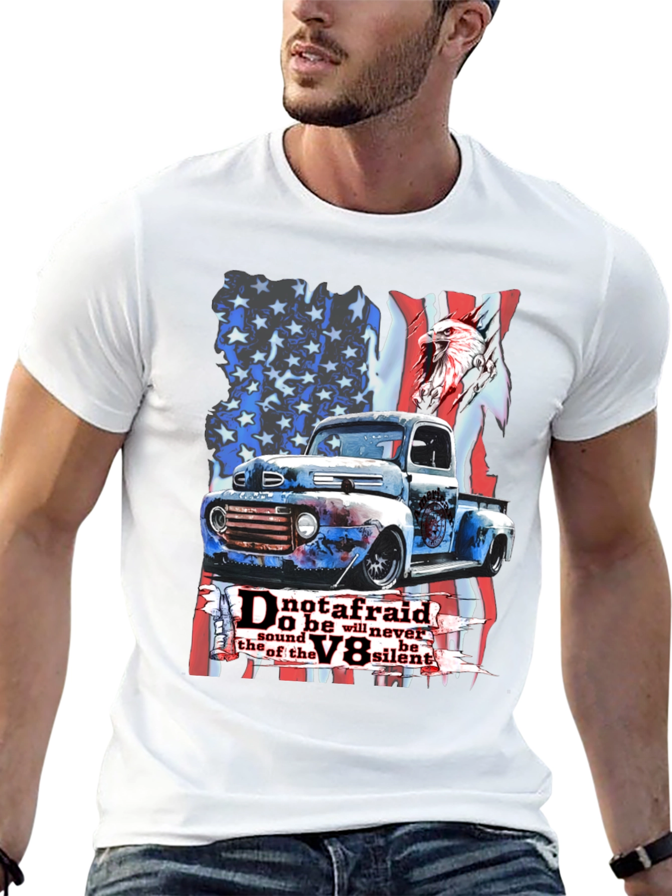 American Pride Truck T-Shirt - V8 Sound