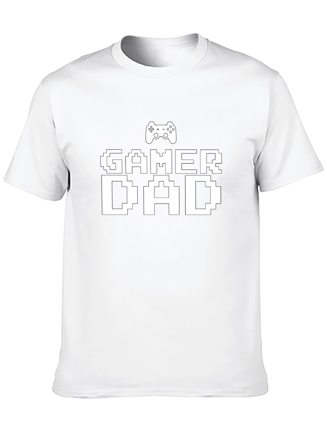 Gamer Dad T-Shirt - Pixel Art Design