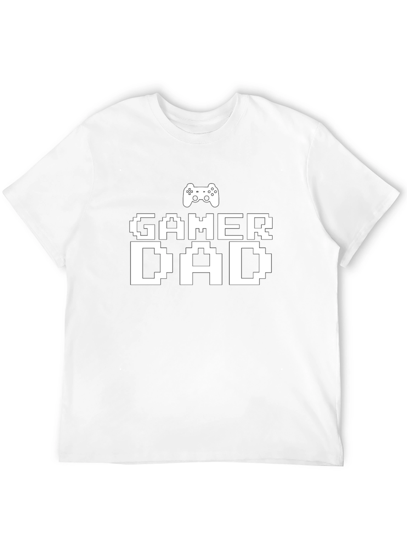 Gamer Dad T-Shirt - Pixel Art Design