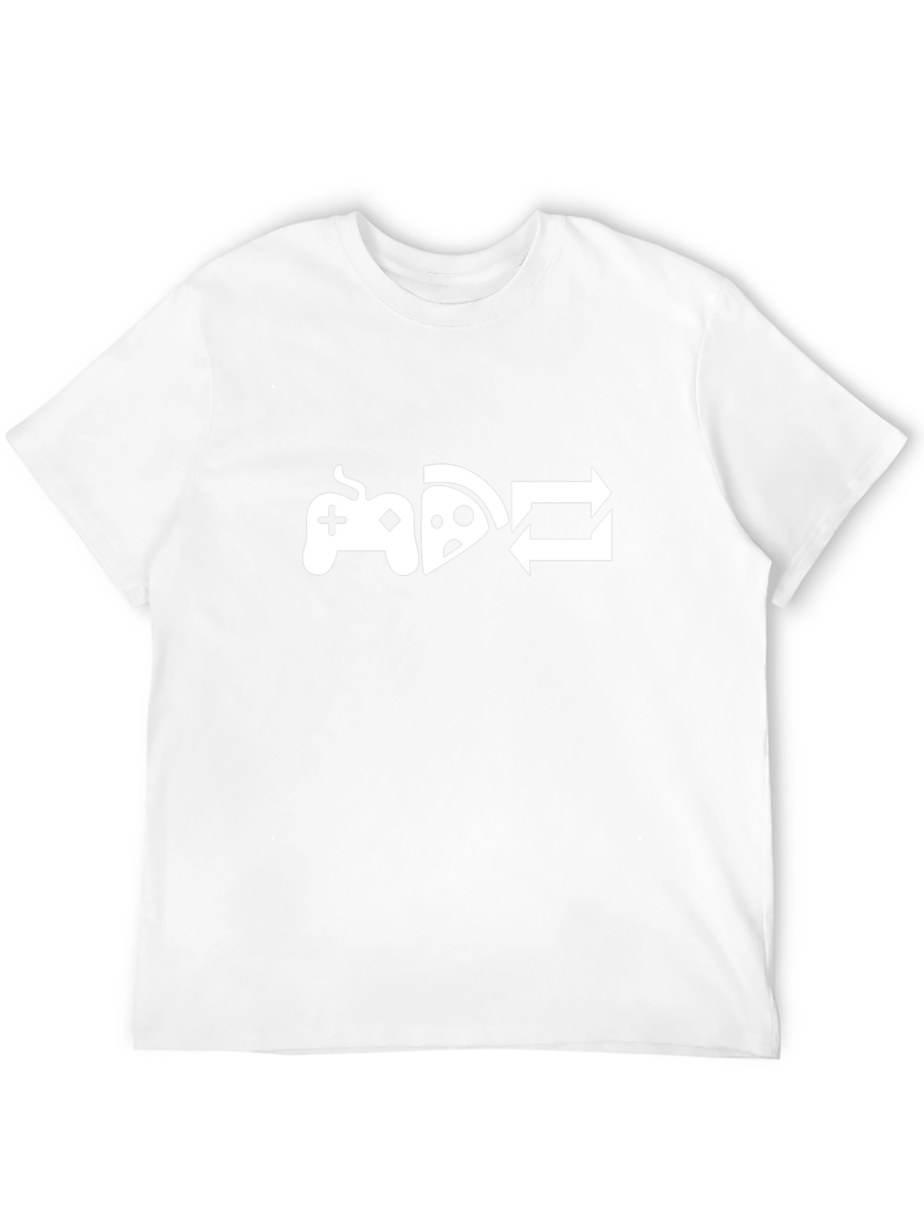 Game Pizza Repeat T-Shirt - Gamers Lifestyle Tee