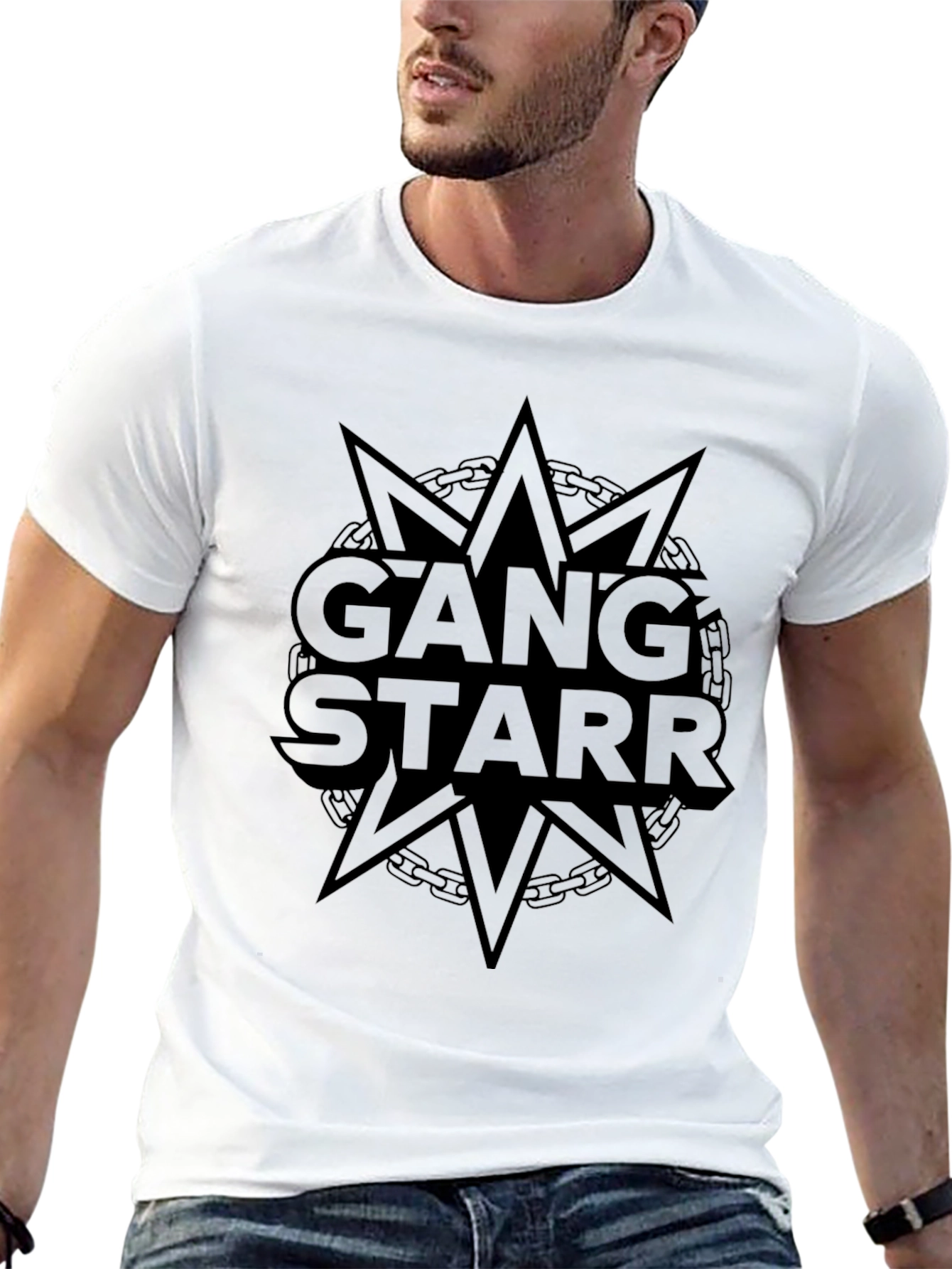 Gang Starr Black Graphic Tee