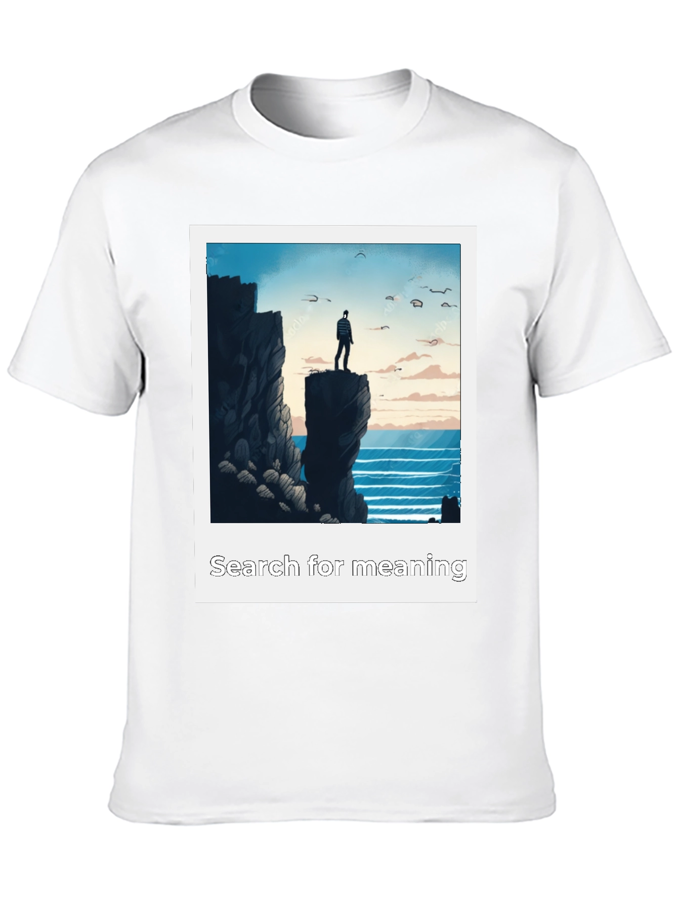 Search for Meaning Graphic Tee - Black