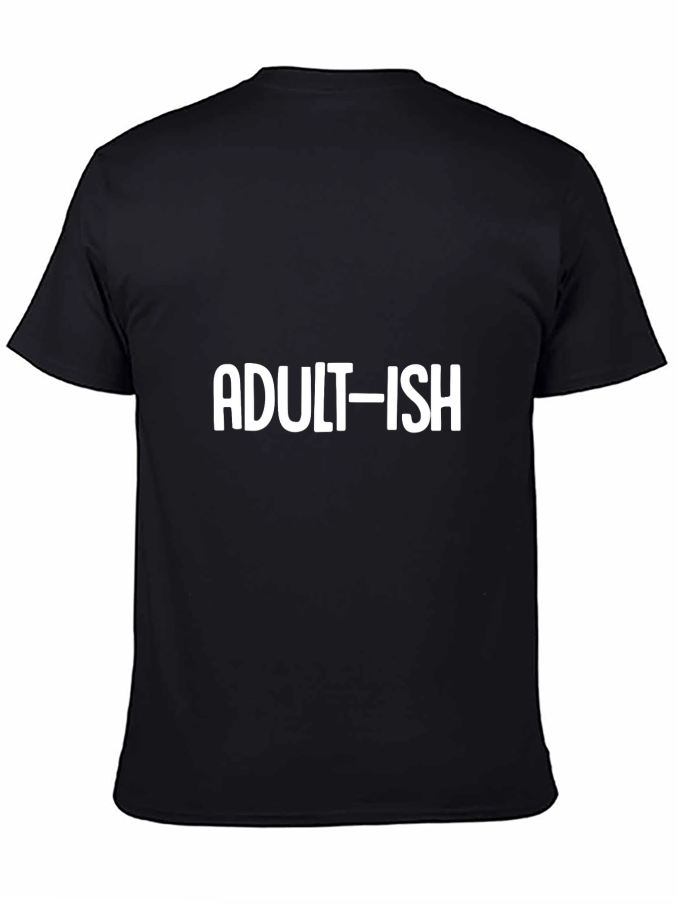 Adult-ish Graphic Tee - Black