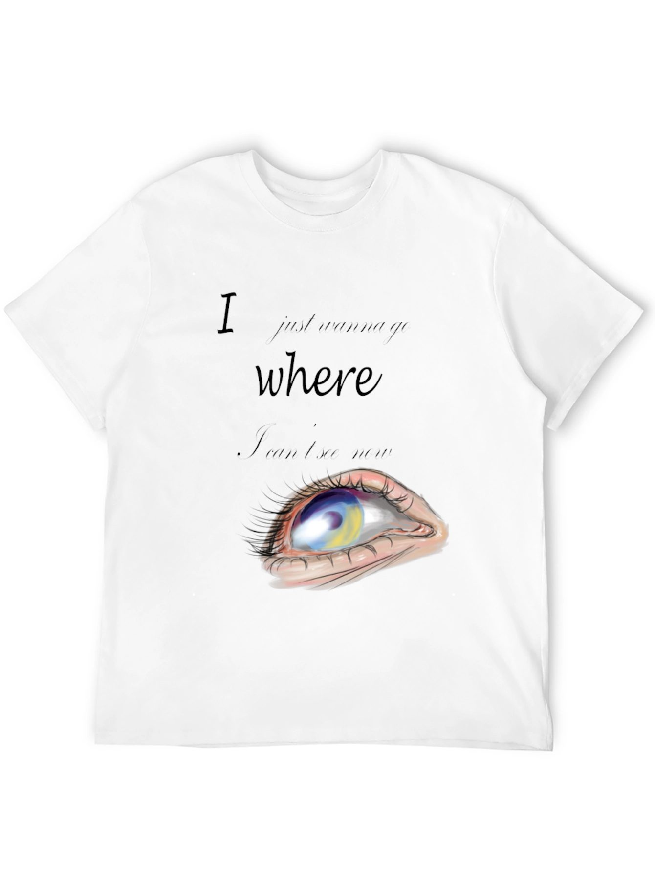 Abstract Eye Graphic T-Shirt