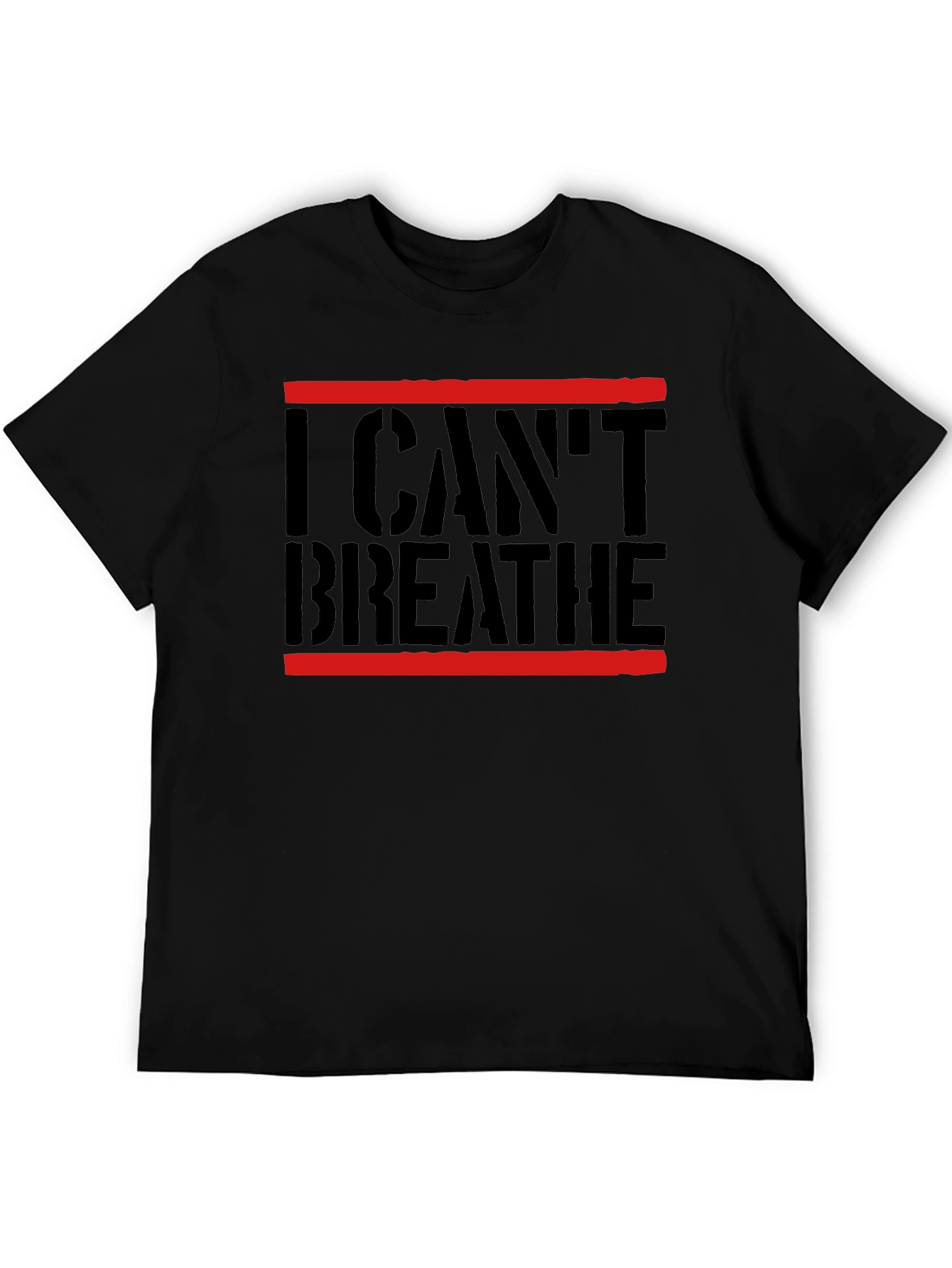 I Cant Breathe Graphic Tee - Black Activist Shirt