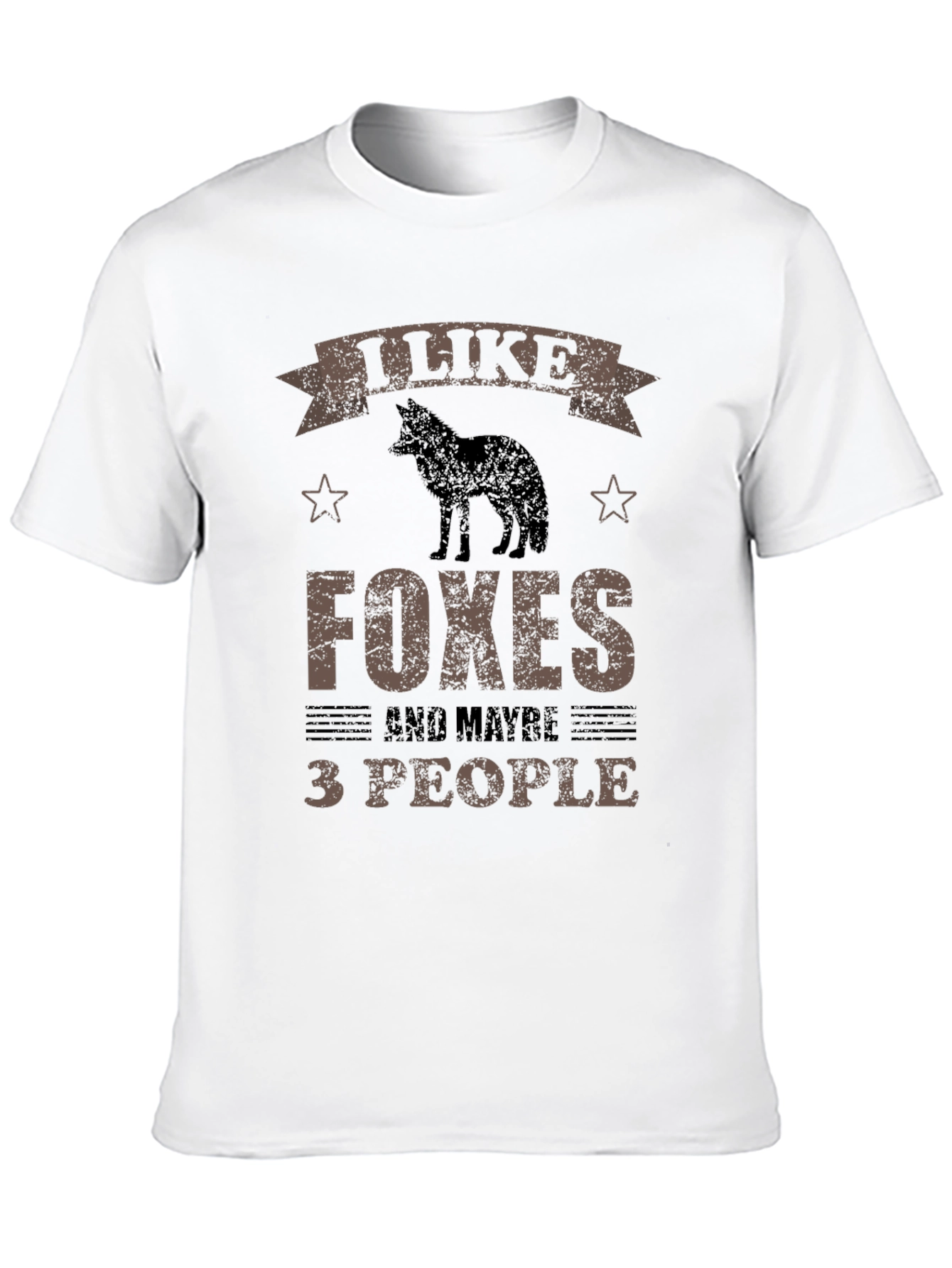 I Like Foxes and Maybe 3 People Graphic Tee