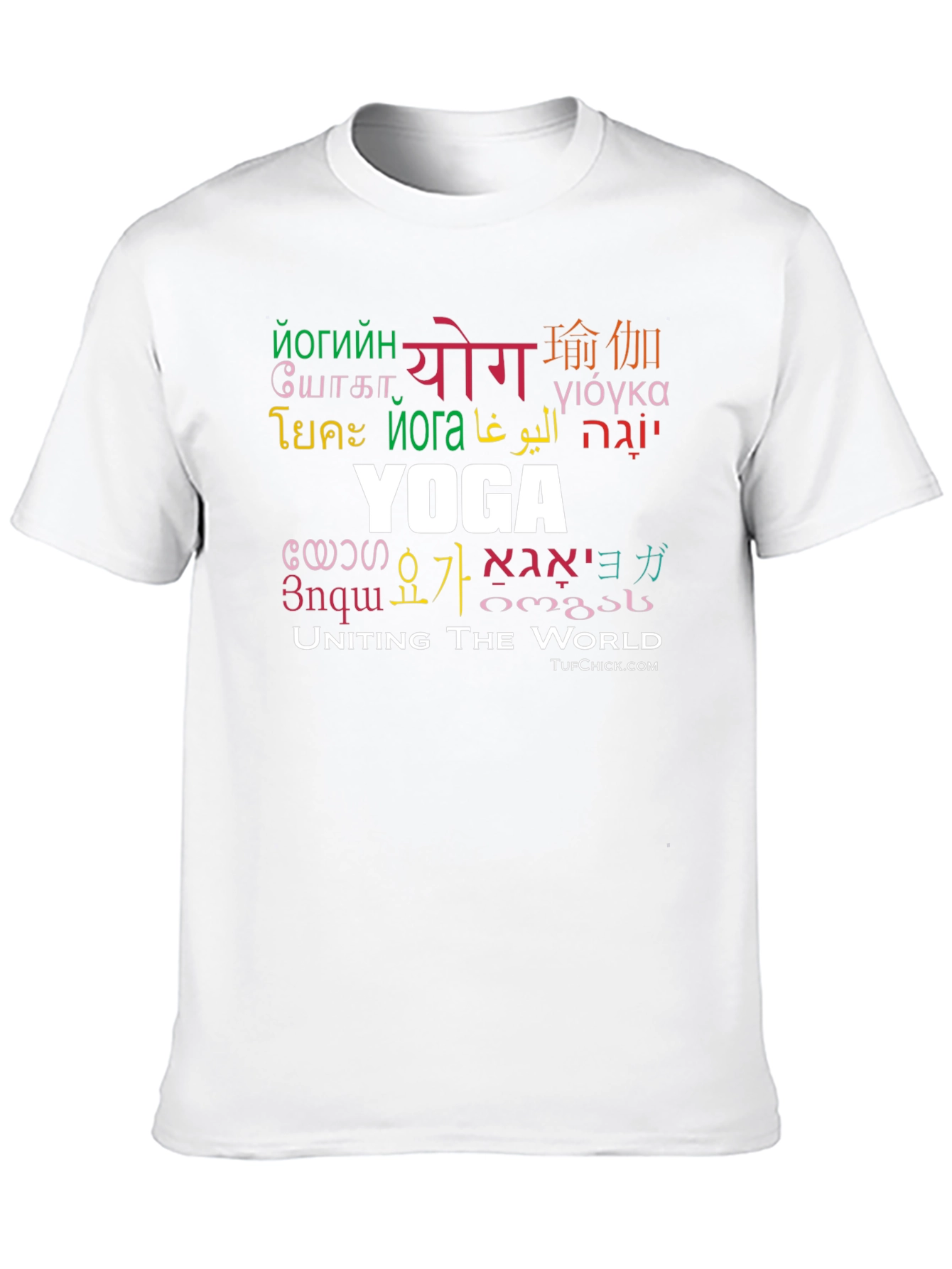 Yoga Uniting The World Black T-Shirt