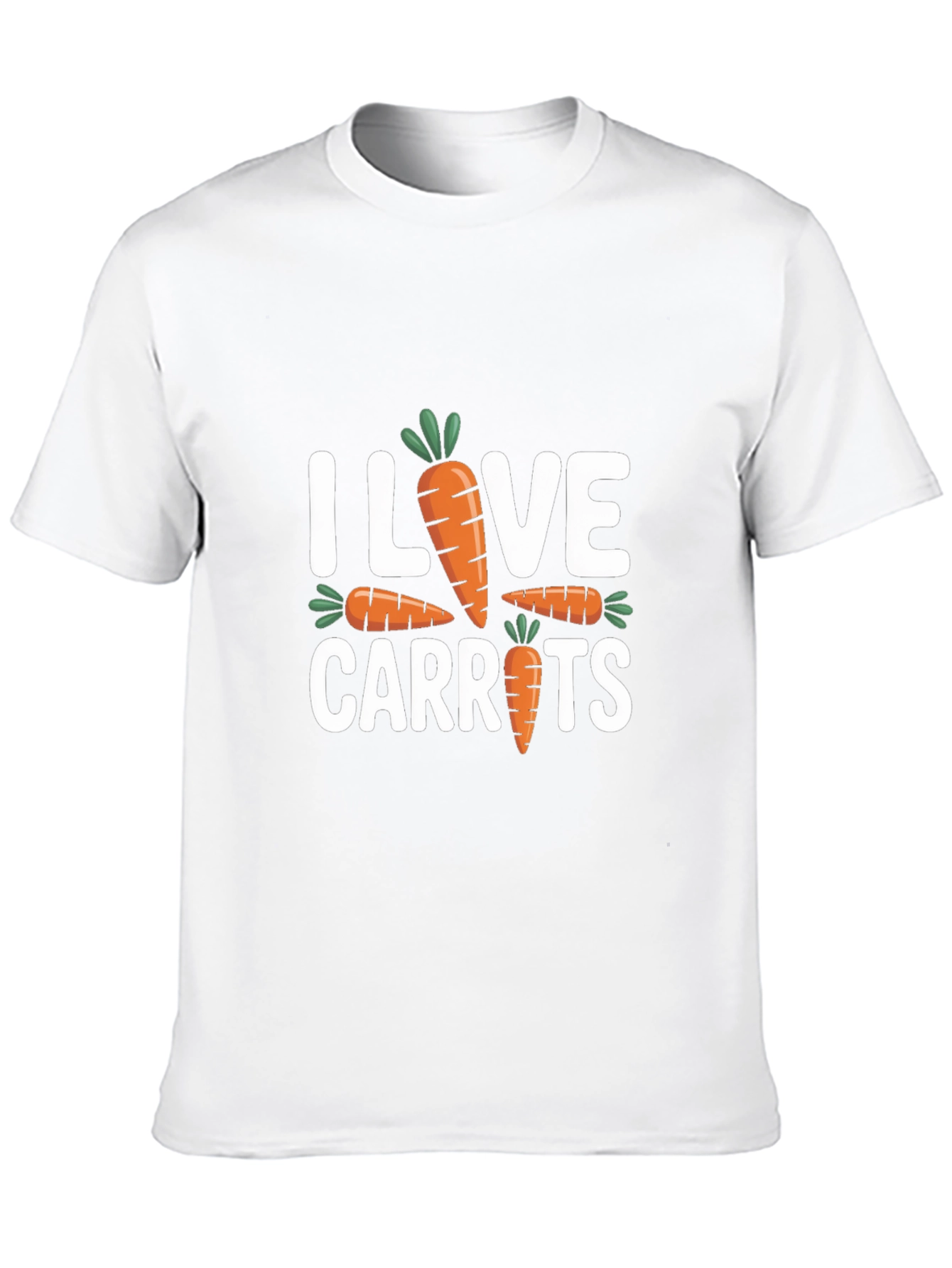 I Love Carrots T-Shirt: Fun Graphic Tee