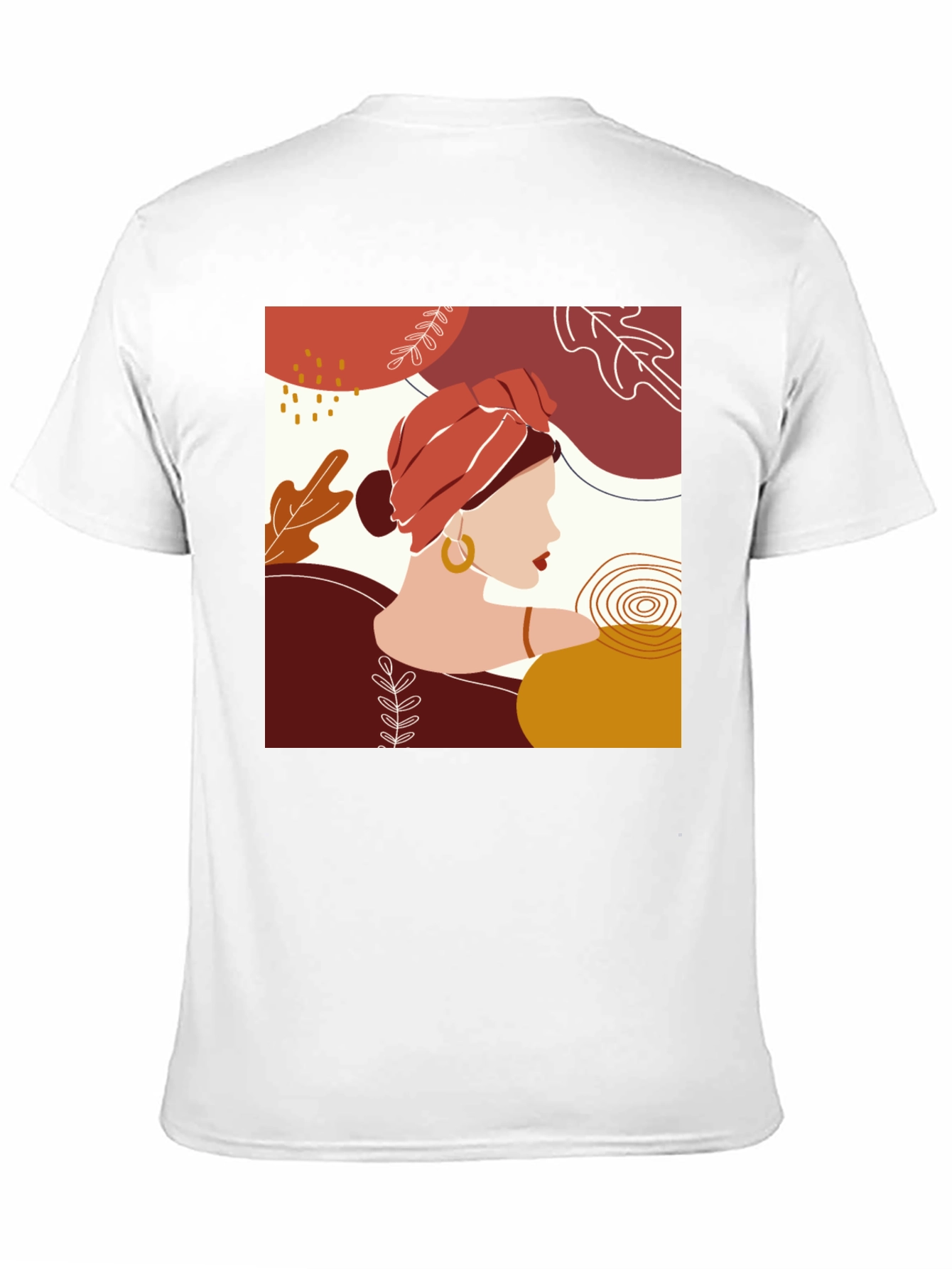 Abstract Woman Graphic Tee - Stylish Casual Wear