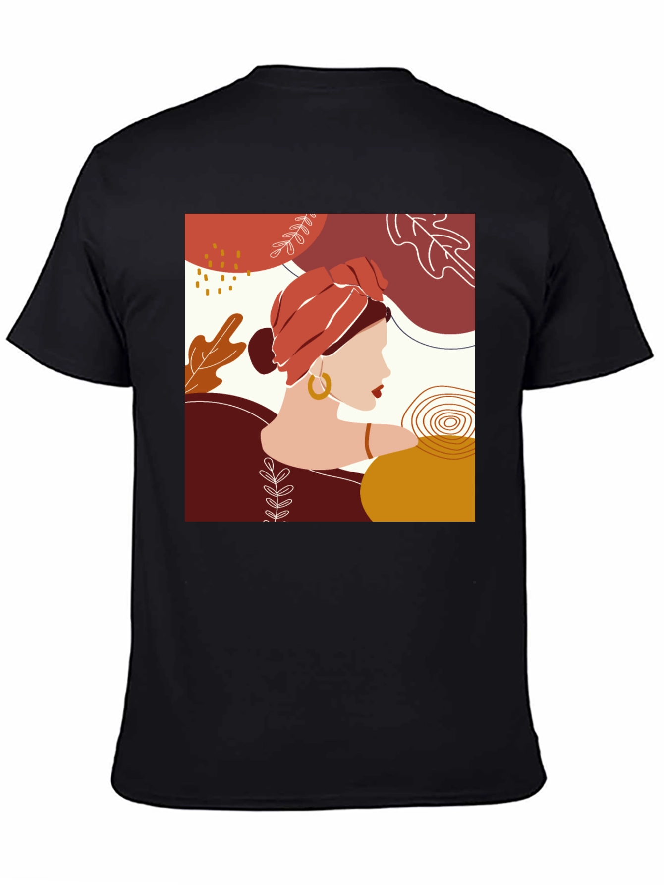 Abstract Woman Graphic Tee - Stylish Casual Wear