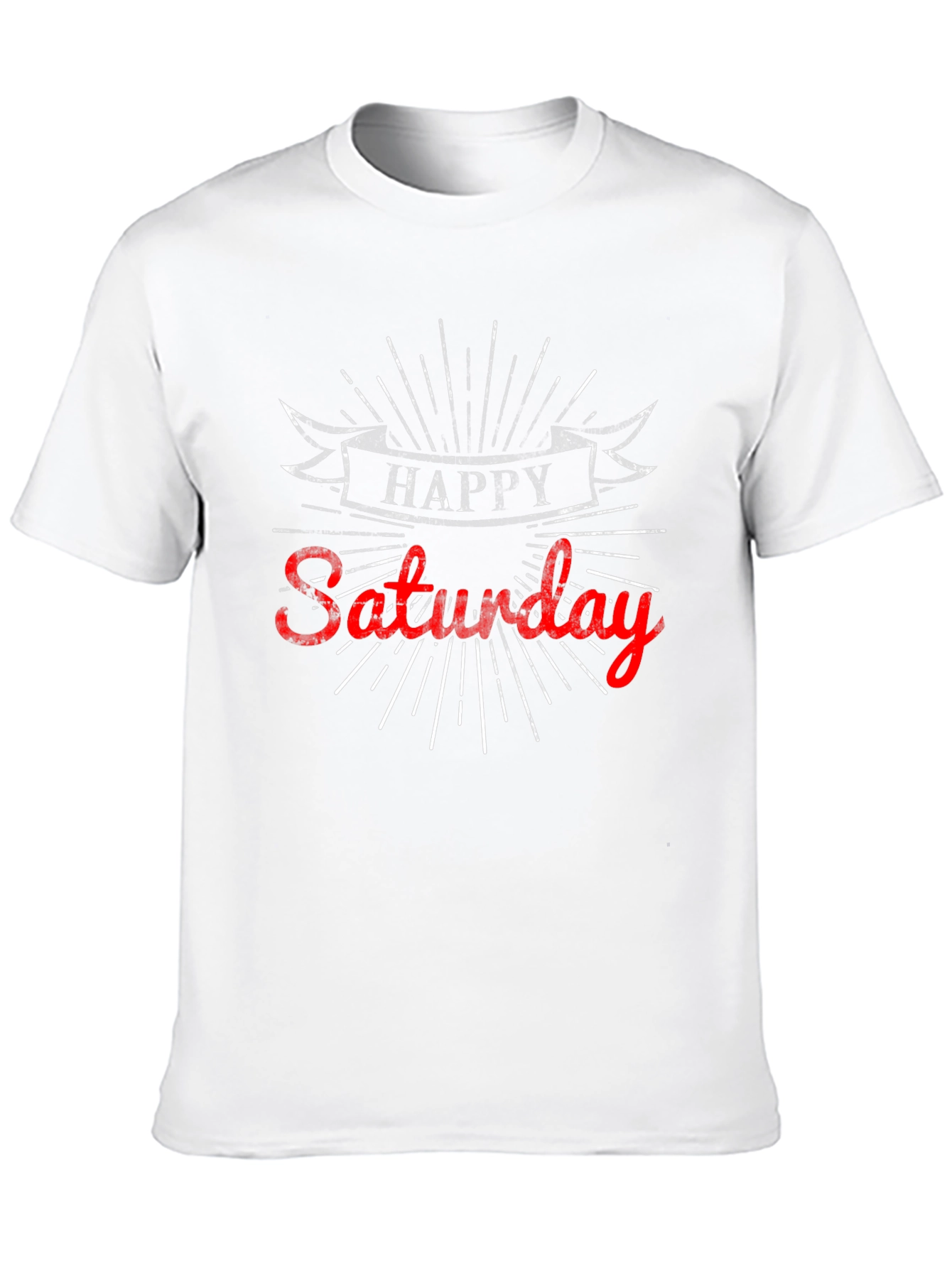 Happy Saturday Graphic Tee - Black