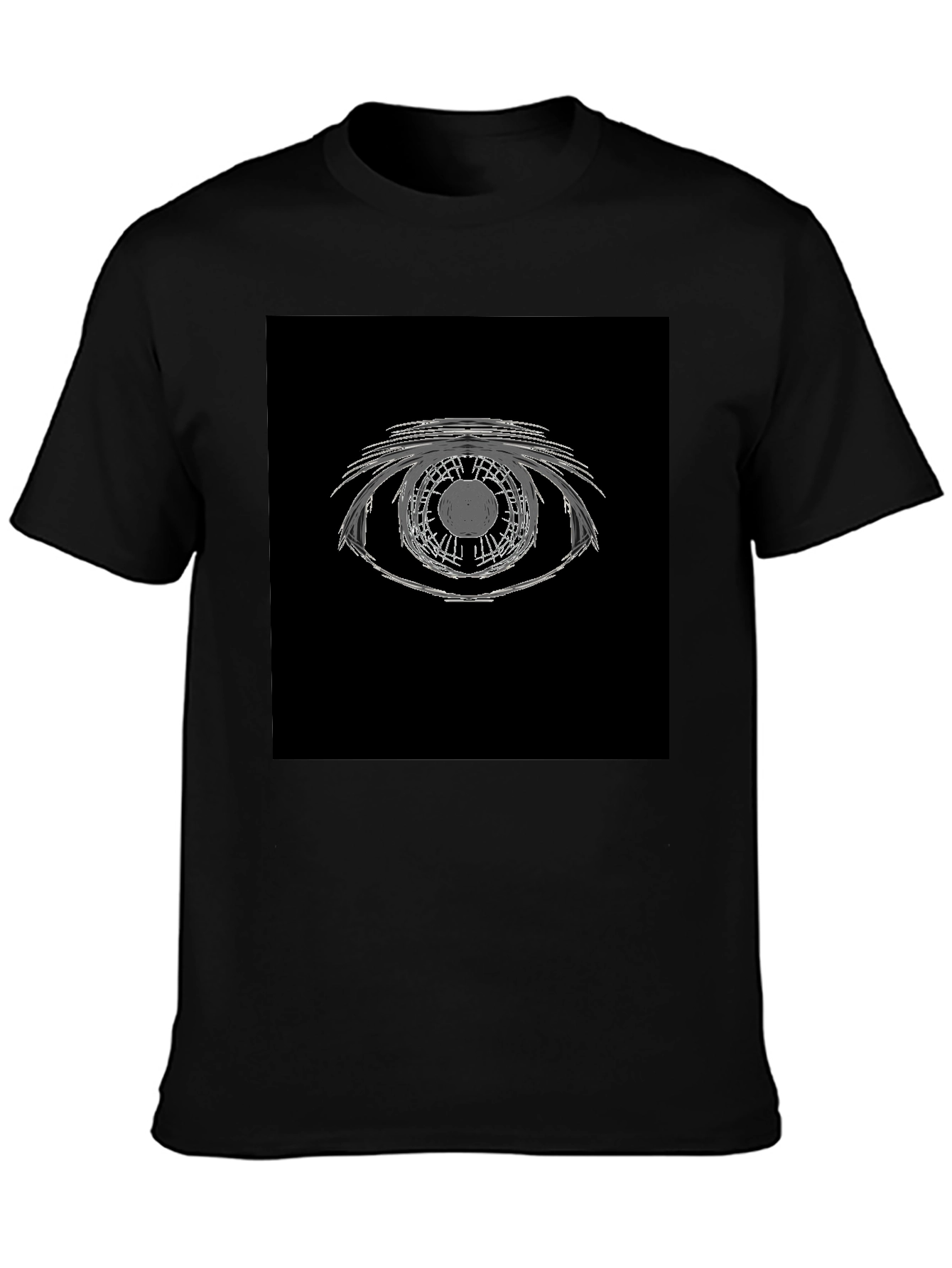 Abstract Eye Graphic Tee - Modern Art Shirt