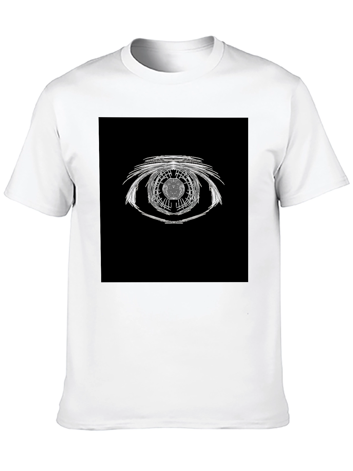 Abstract Eye Graphic Tee - Modern Art Shirt