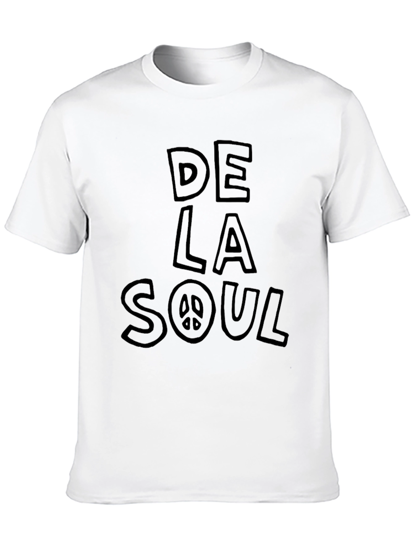 De La Soul Graphic Print Black T-Shirt