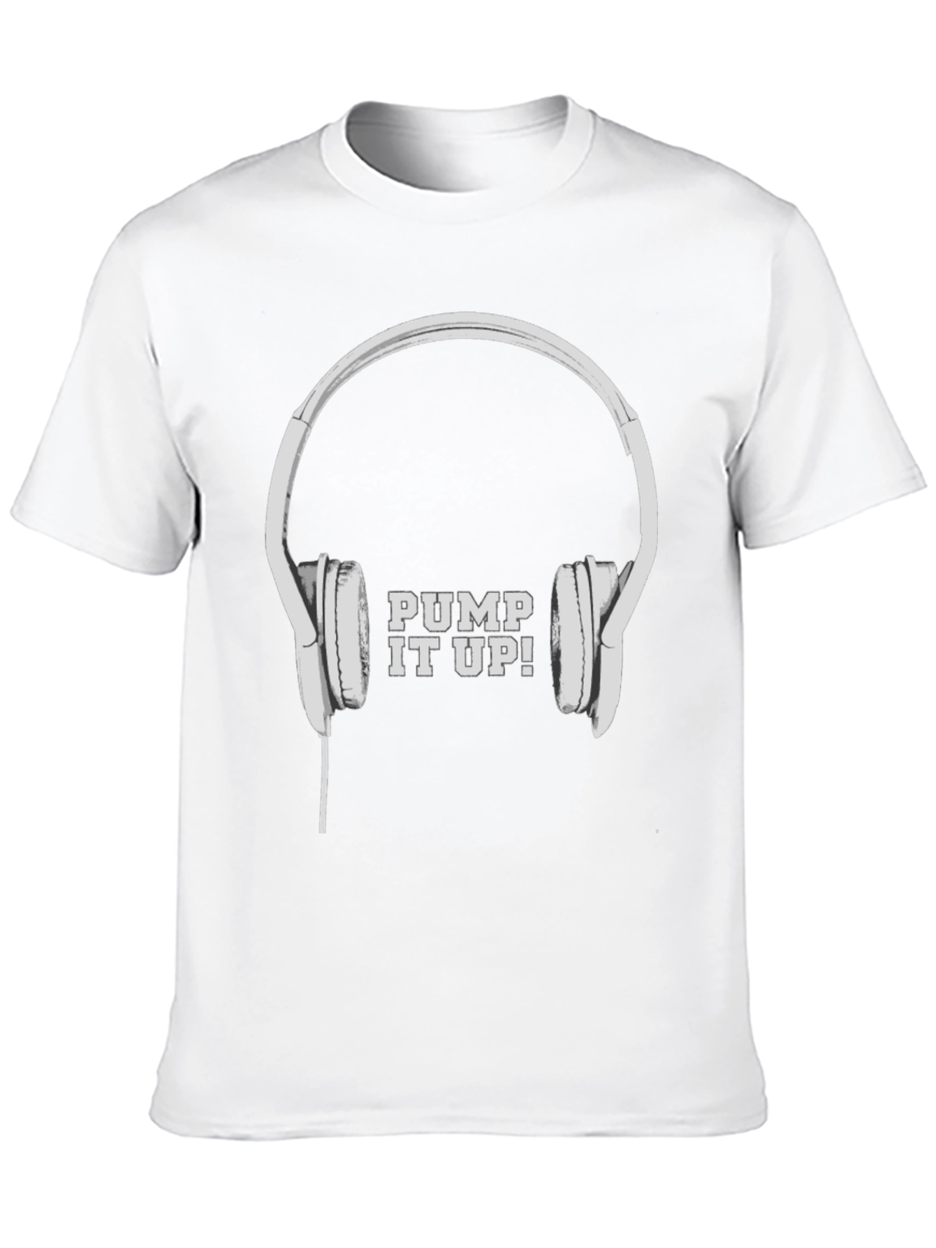 Pump It Up! Headphones Graphic Tee - Black