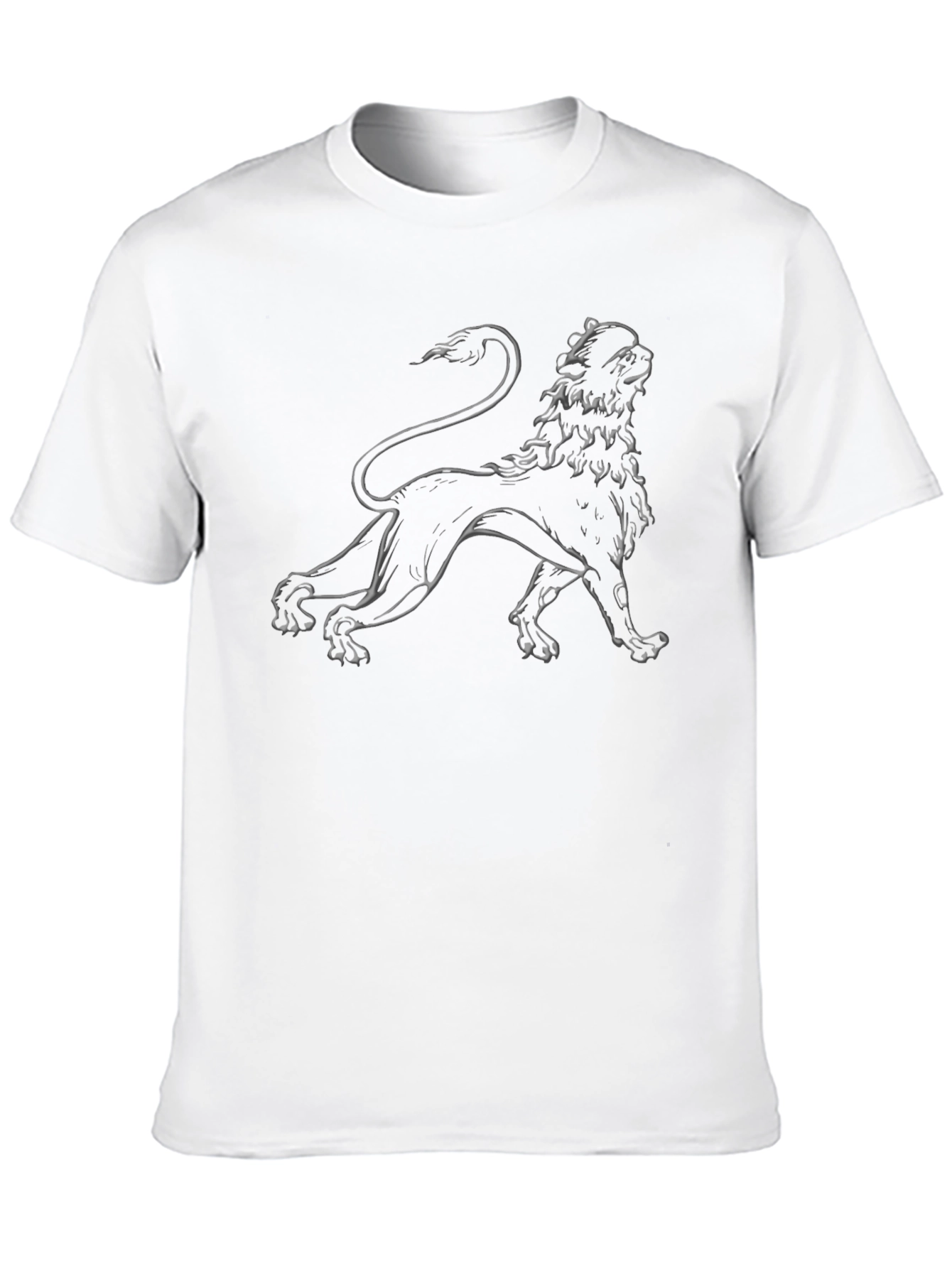 Lion Graphic Black T-Shirt - Stylish Menswear