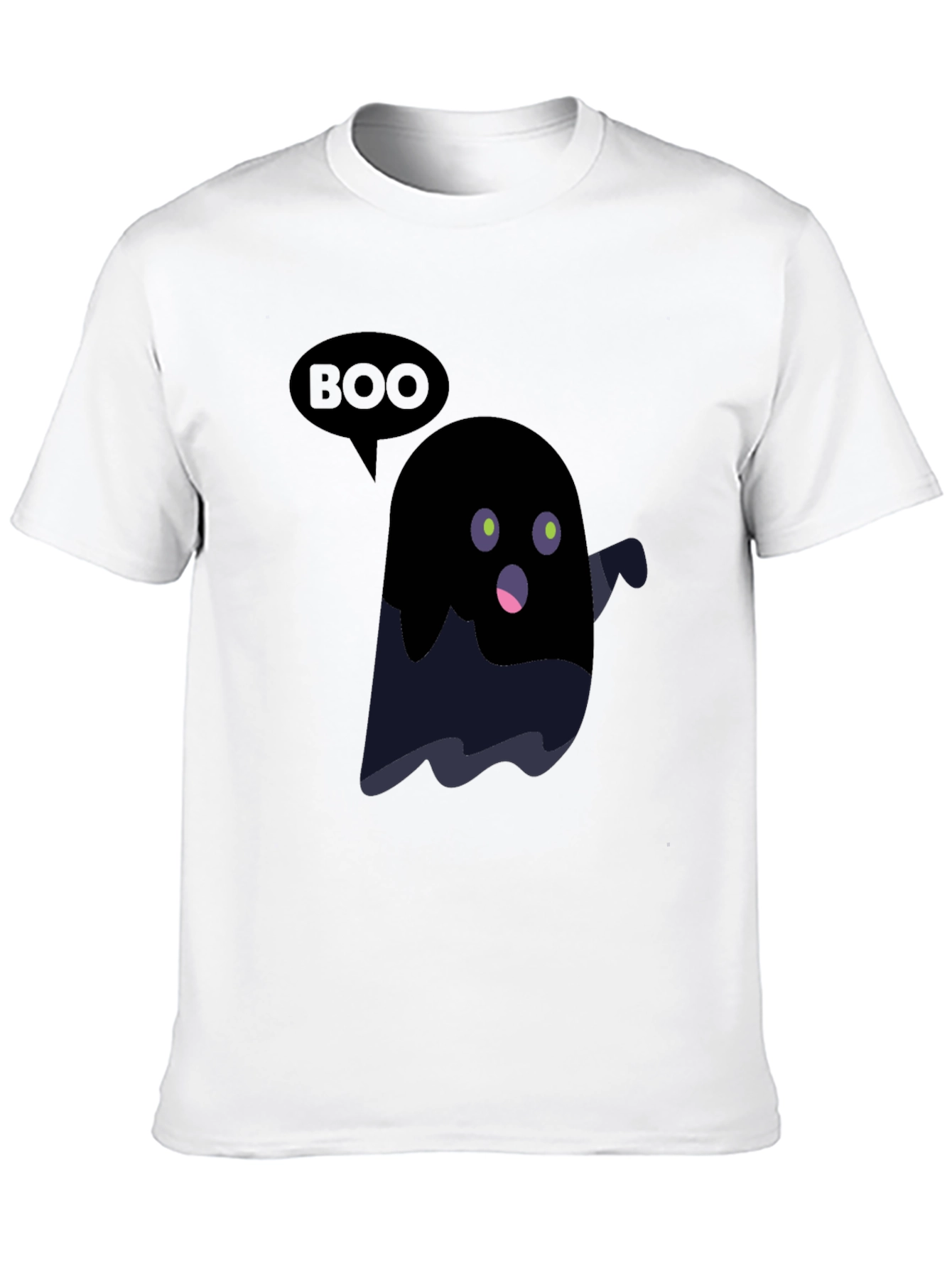 Boo Ghost Graphic Tee - Halloween T-Shirt