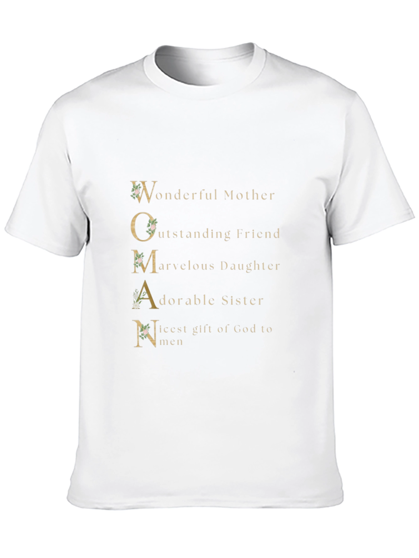 WOMAN Wonderful Mother Graphic T-Shirt