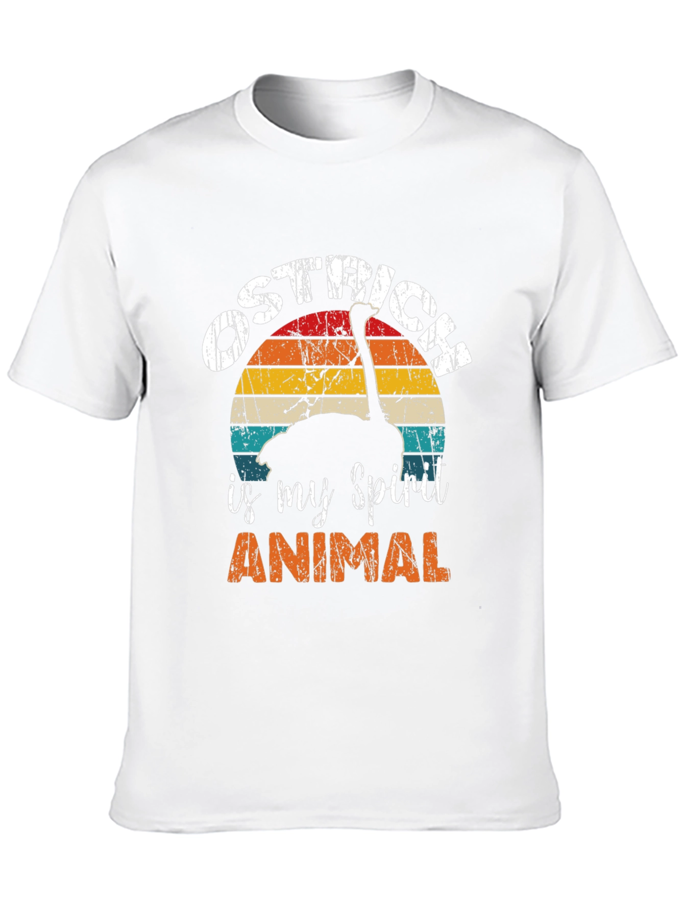 Ostrich Spirit Animal Graphic T-Shirt