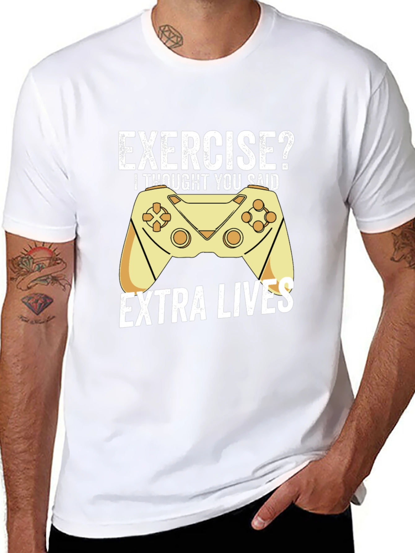 Gamer T-Shirt: Exercise? Extra Lives!