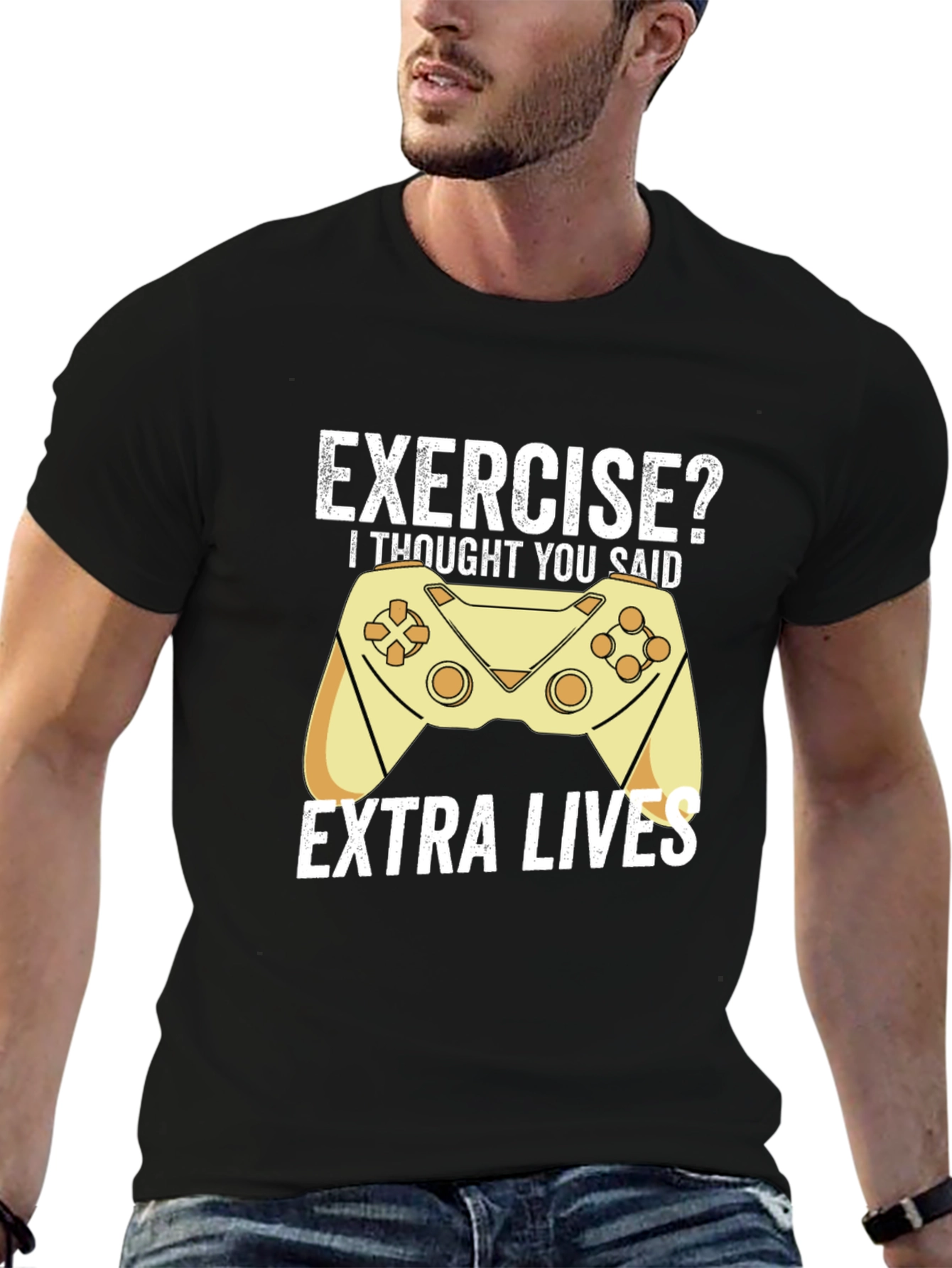 Gamer T-Shirt: Exercise? Extra Lives!