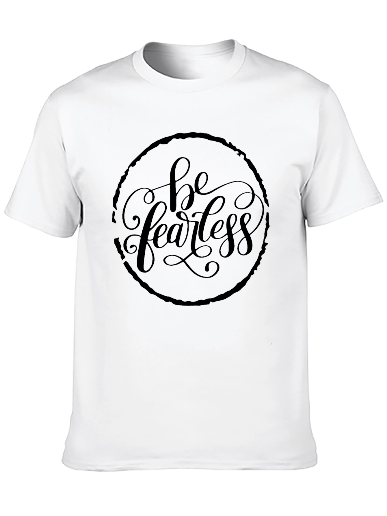 Be Fearless Black Graphic Tee