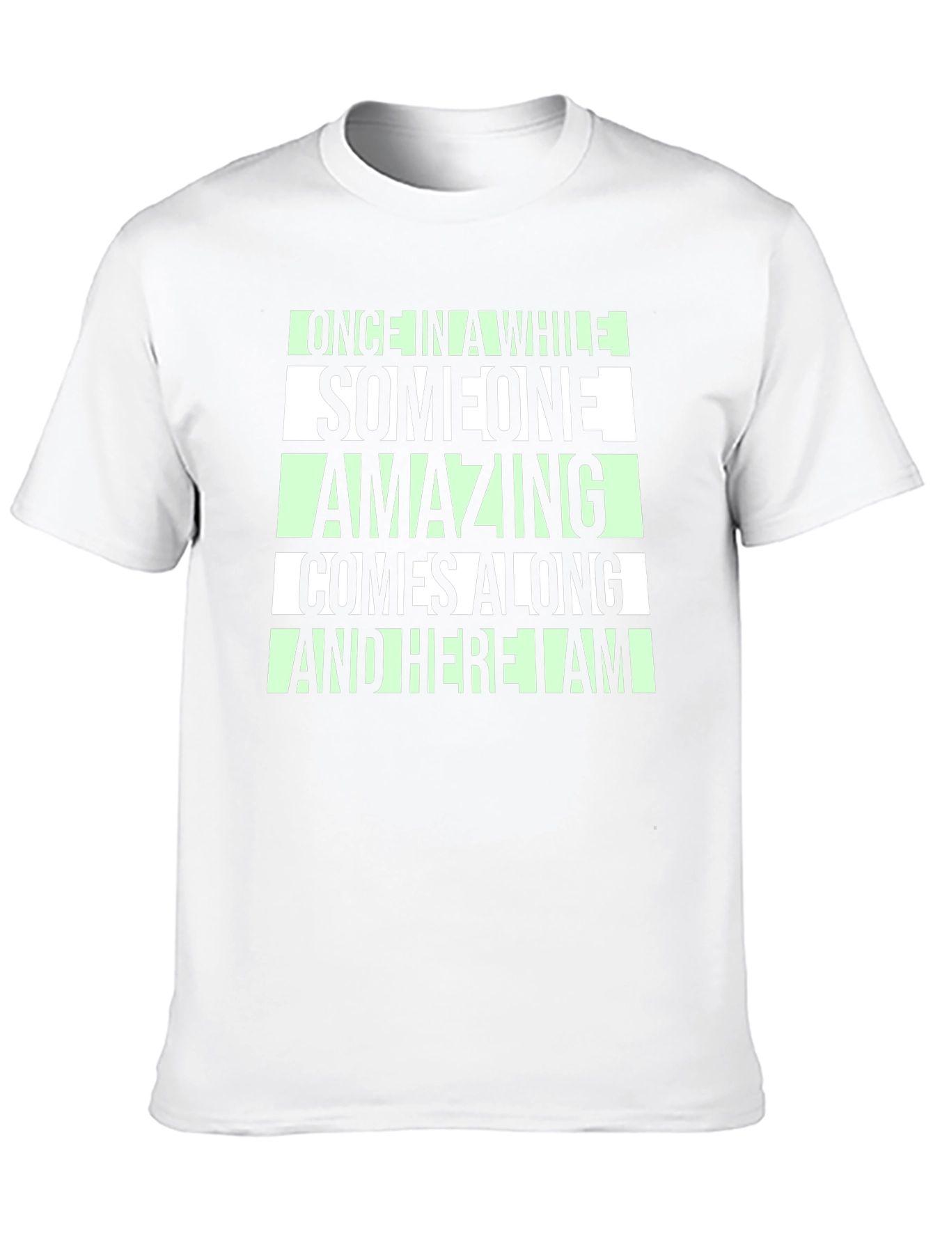 Amazing Comes Along Black T-Shirt