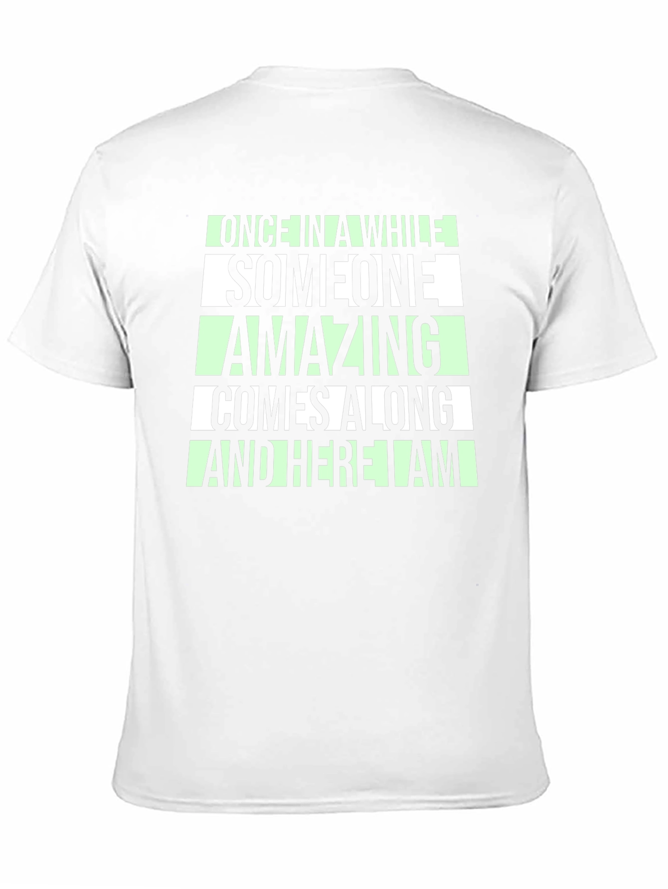 Amazing Comes Along Black T-Shirt