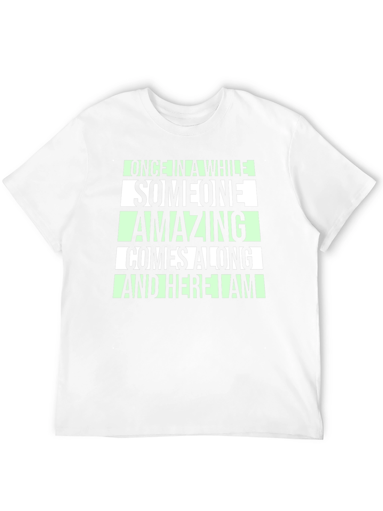 Amazing Comes Along Black T-Shirt