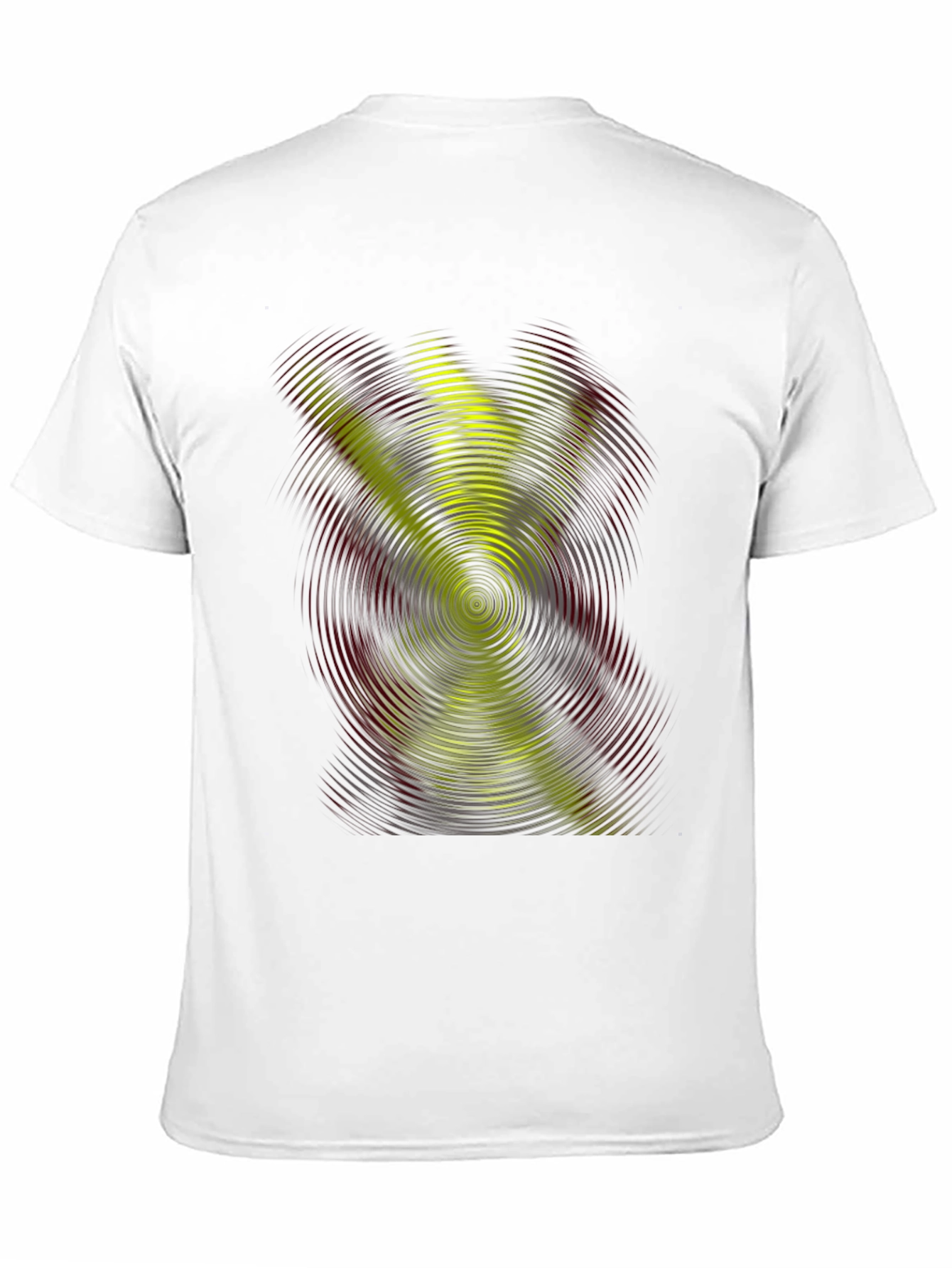 Abstract Swirl Graphic Tee - Black Casual Shirt