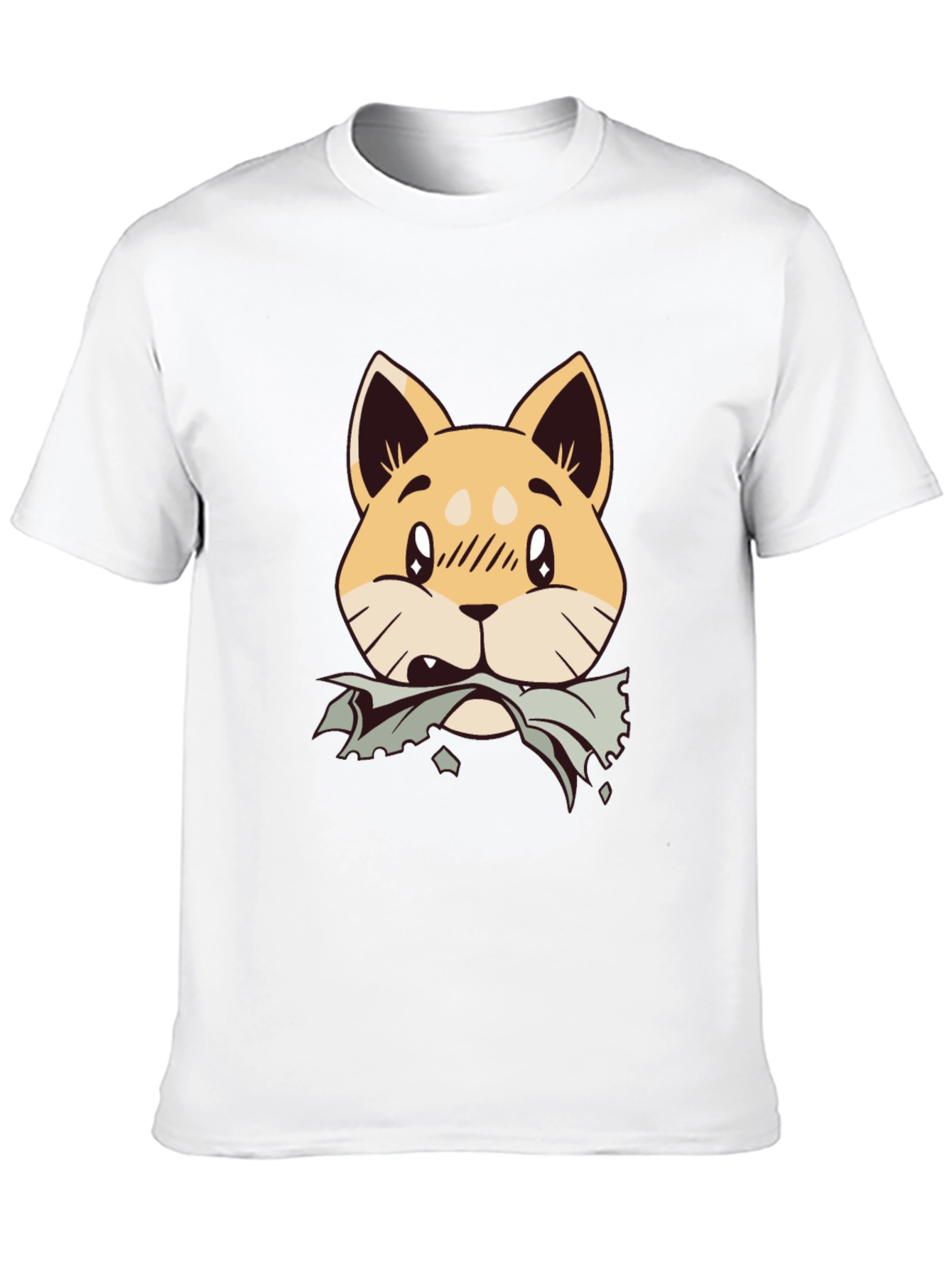Cartoon Dog Chewing Tee