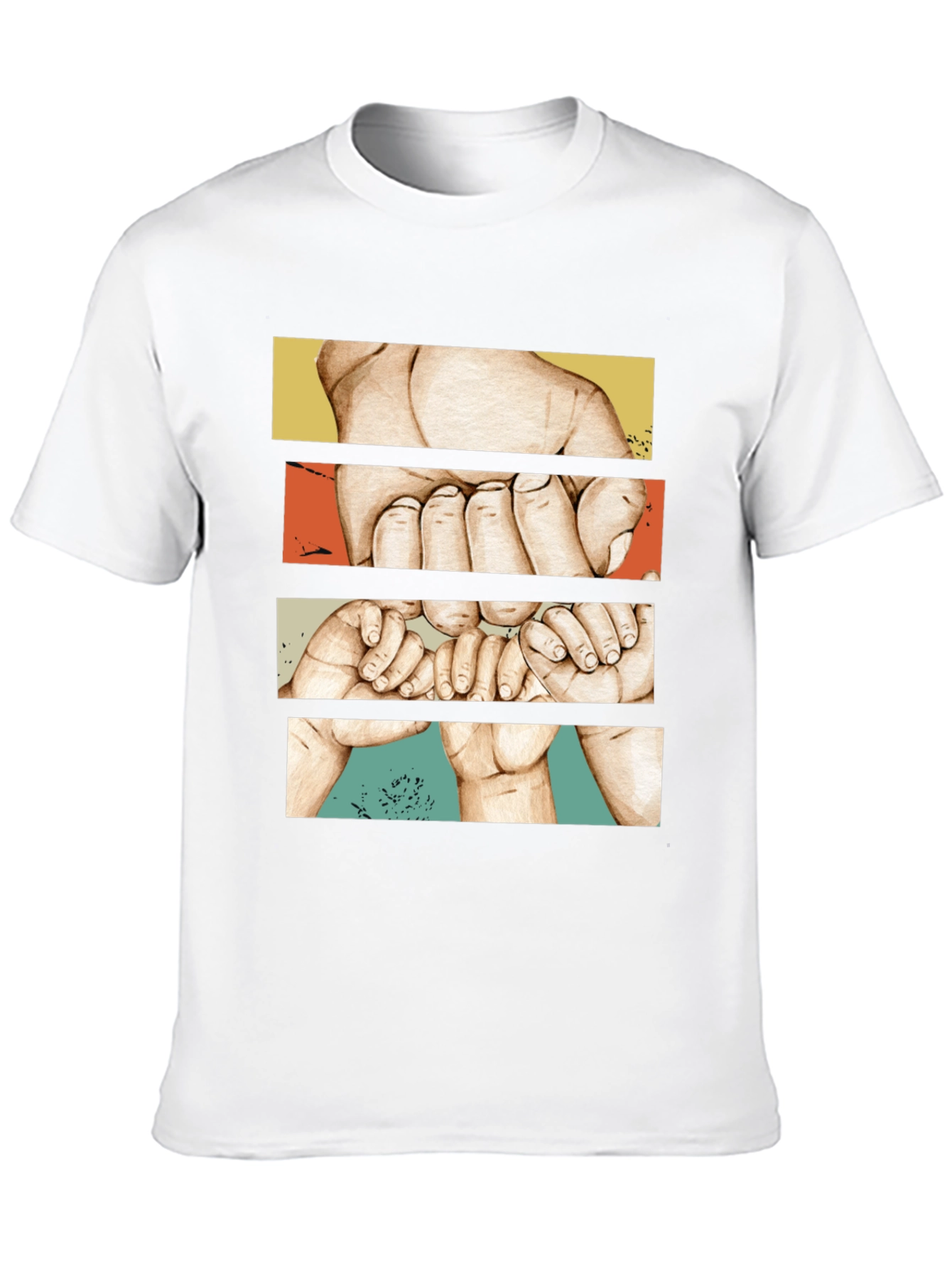 Dad & Baby Finger Hold Graphic Tee